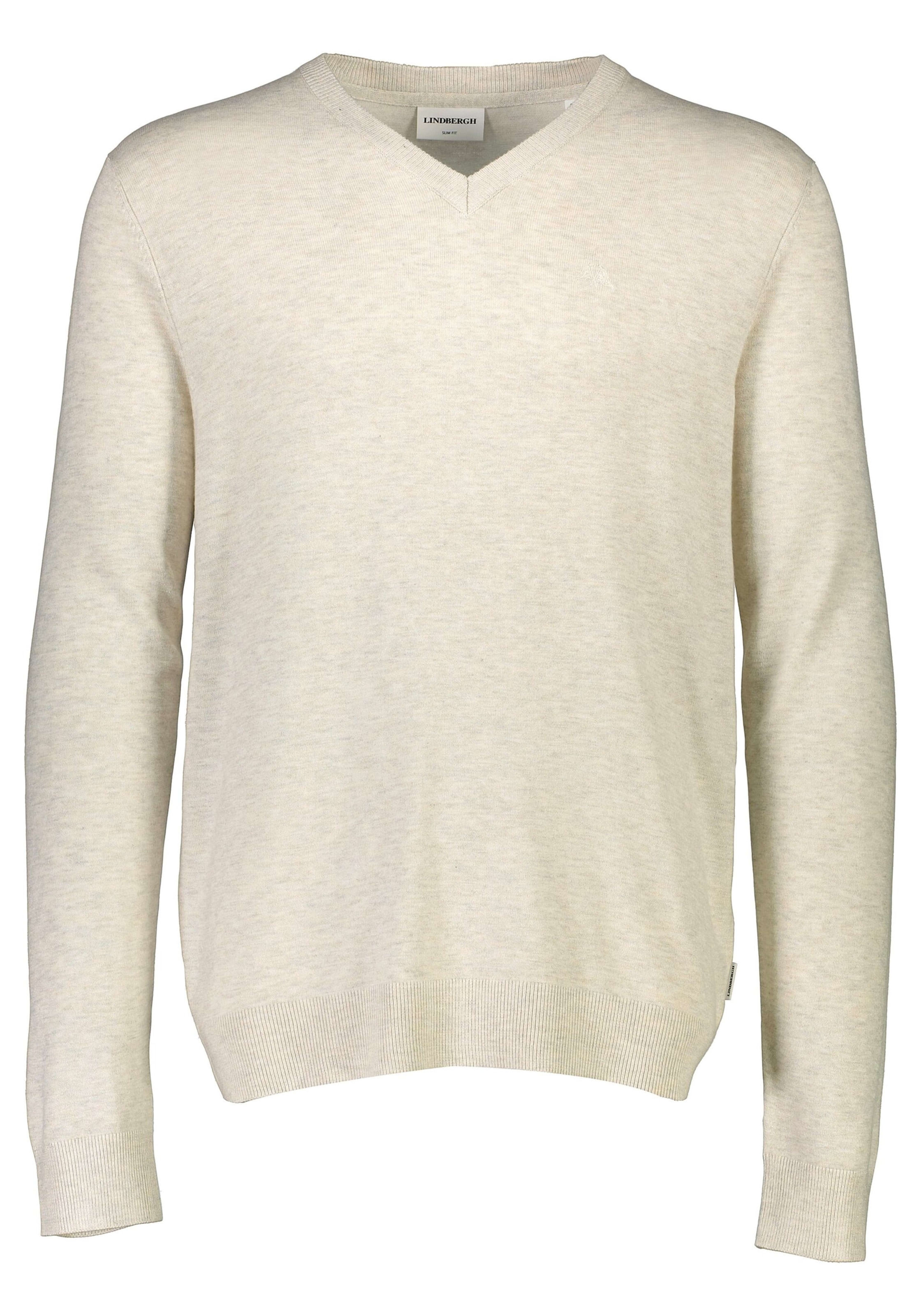 LINDBERGH Strickpullover meliert, mit V-Ausschnitt