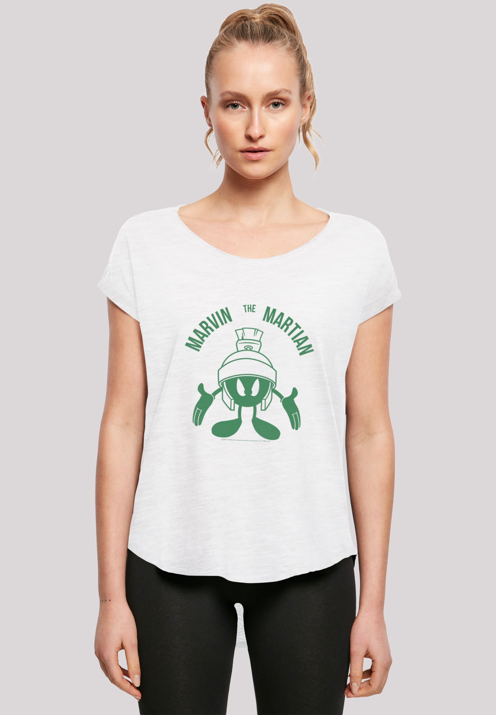 F4NT4STIC T-Shirt "Looney Tunes Marvin The Martian Large Head", Damen,Premi günstig online kaufen