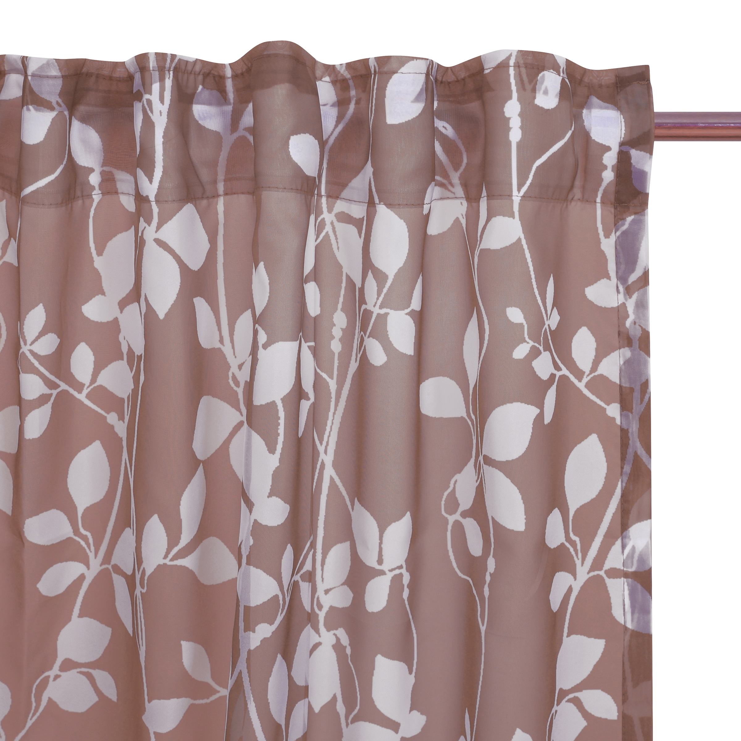 my home Gardine »Issoire« Multifunktionsband 1 Stk. tlg. Wohnzimmer, Schlafzimmer, Esszimmer, gemustert und halbtransparent