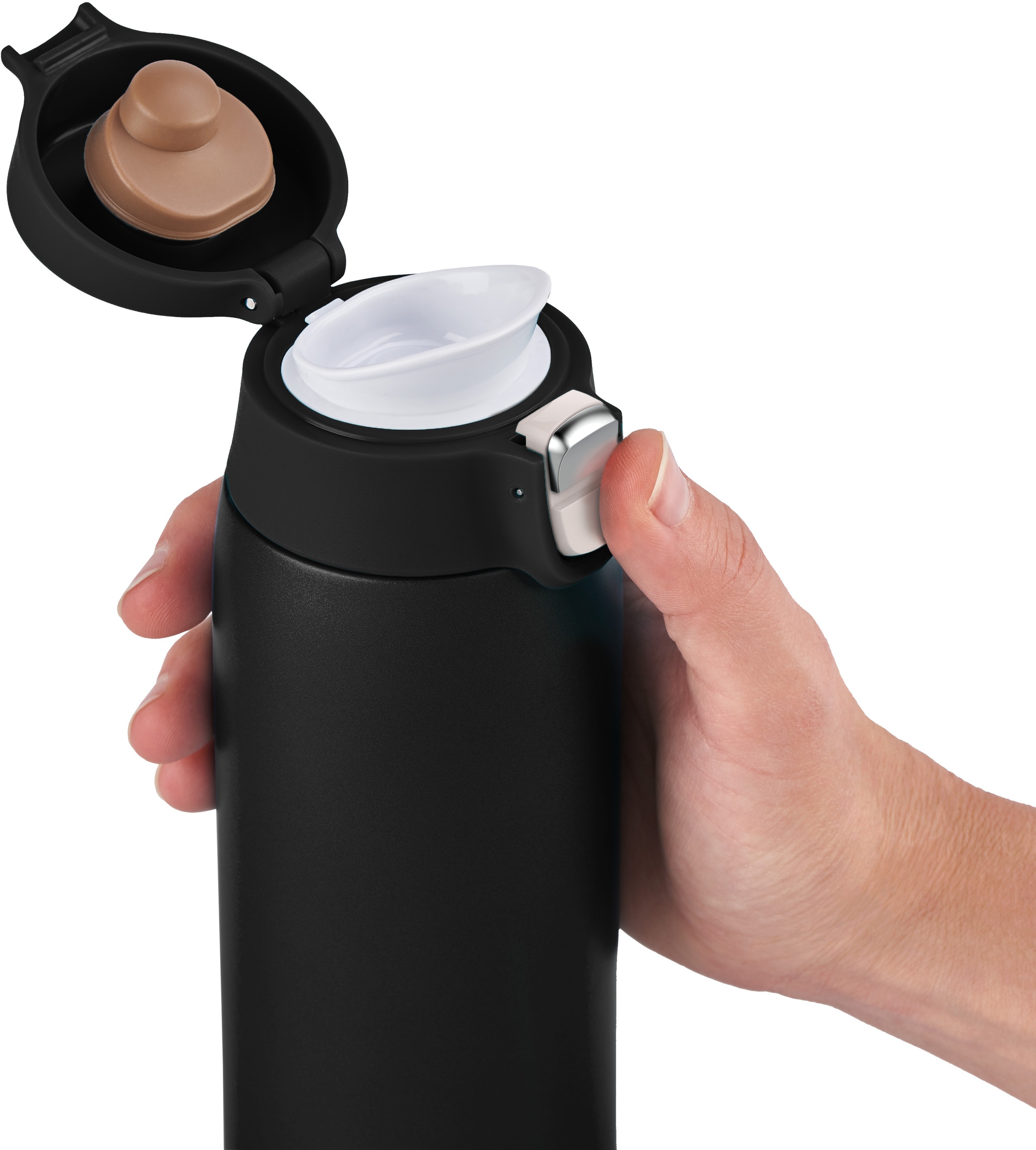 Emsa Ersatzverschluss schwarz für Isolierbecher Travel Mug