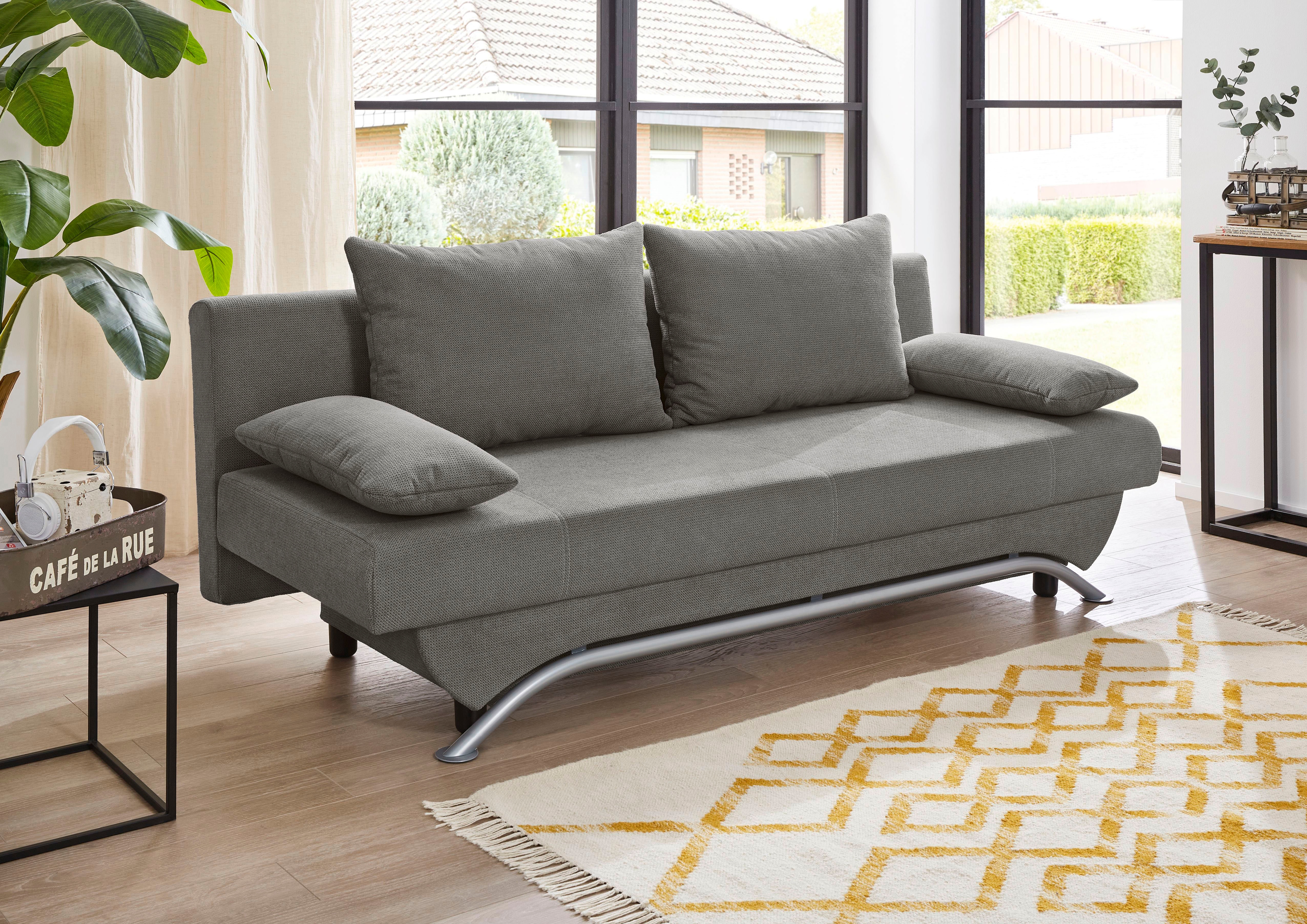 Jockenhöfer Gruppe Schlafsofa "Nancy, B: 190 cm, Liegefl. 121x190 cm" mit Schlaffunktion & Bettkasten