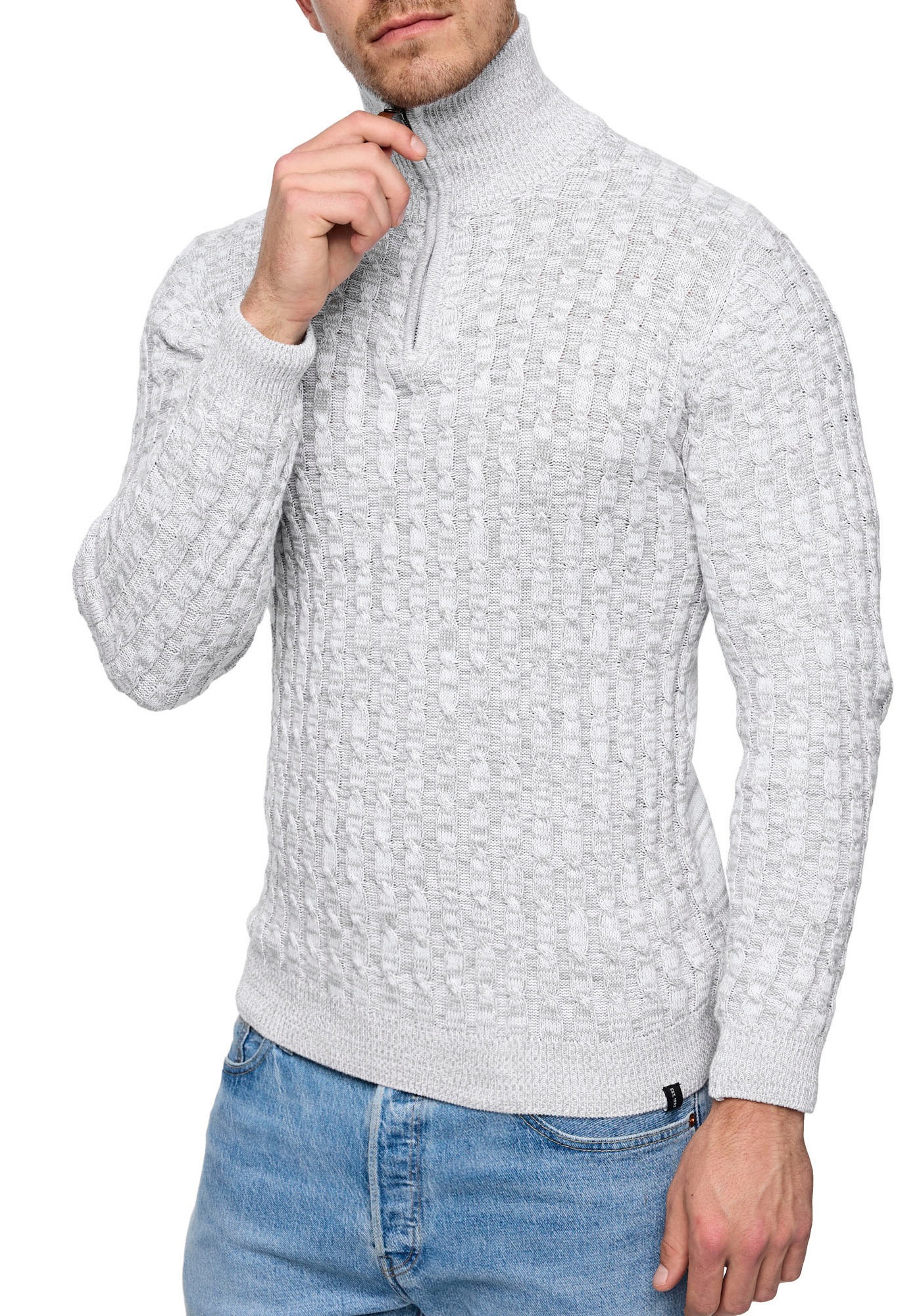 Indicode Troyer "Rufus" Baumwolle, regular fit günstig online kaufen