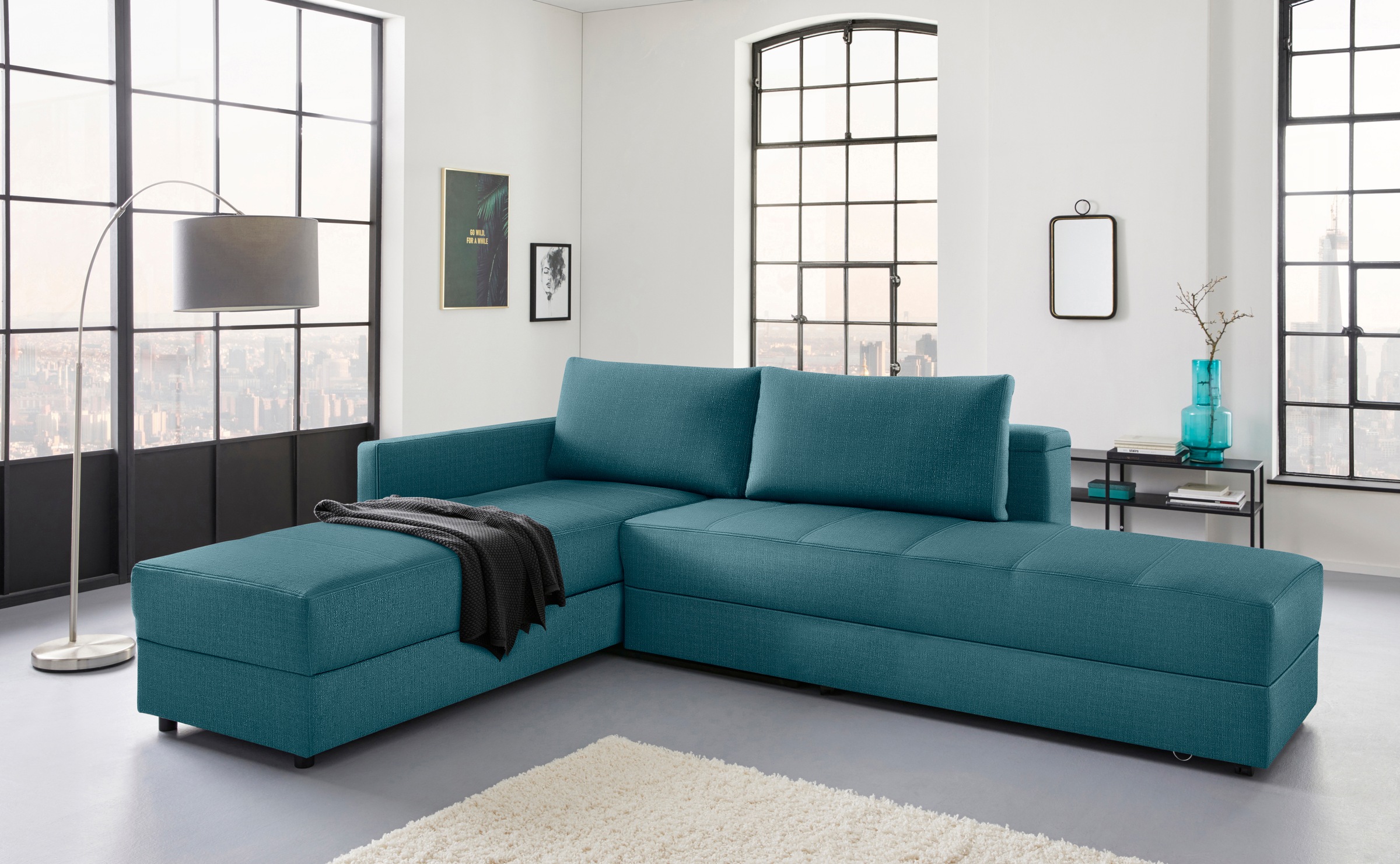 LOOKS by Wolfgang Joop Ecksofa "LooksIII L-Form", durch Drehfunktion zum Be günstig online kaufen