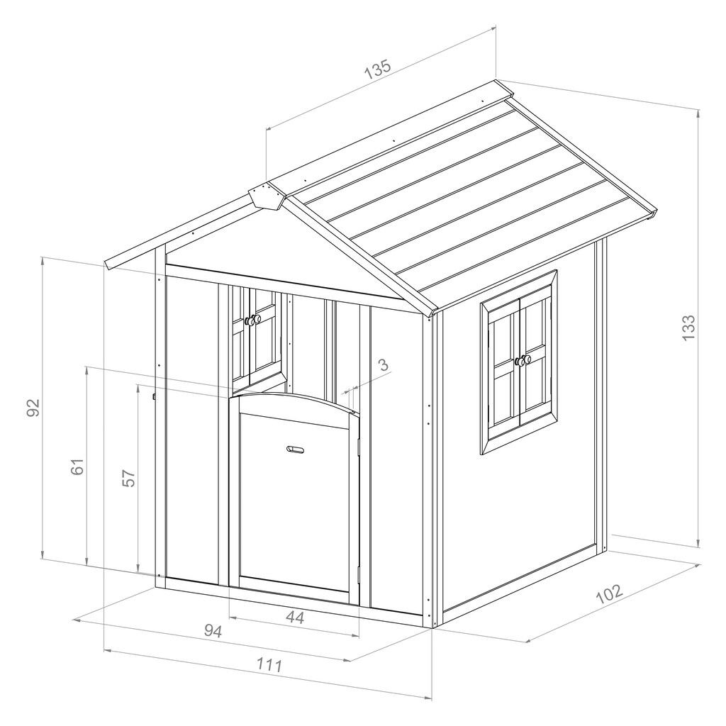 Sunny Spielhaus »Lodge«