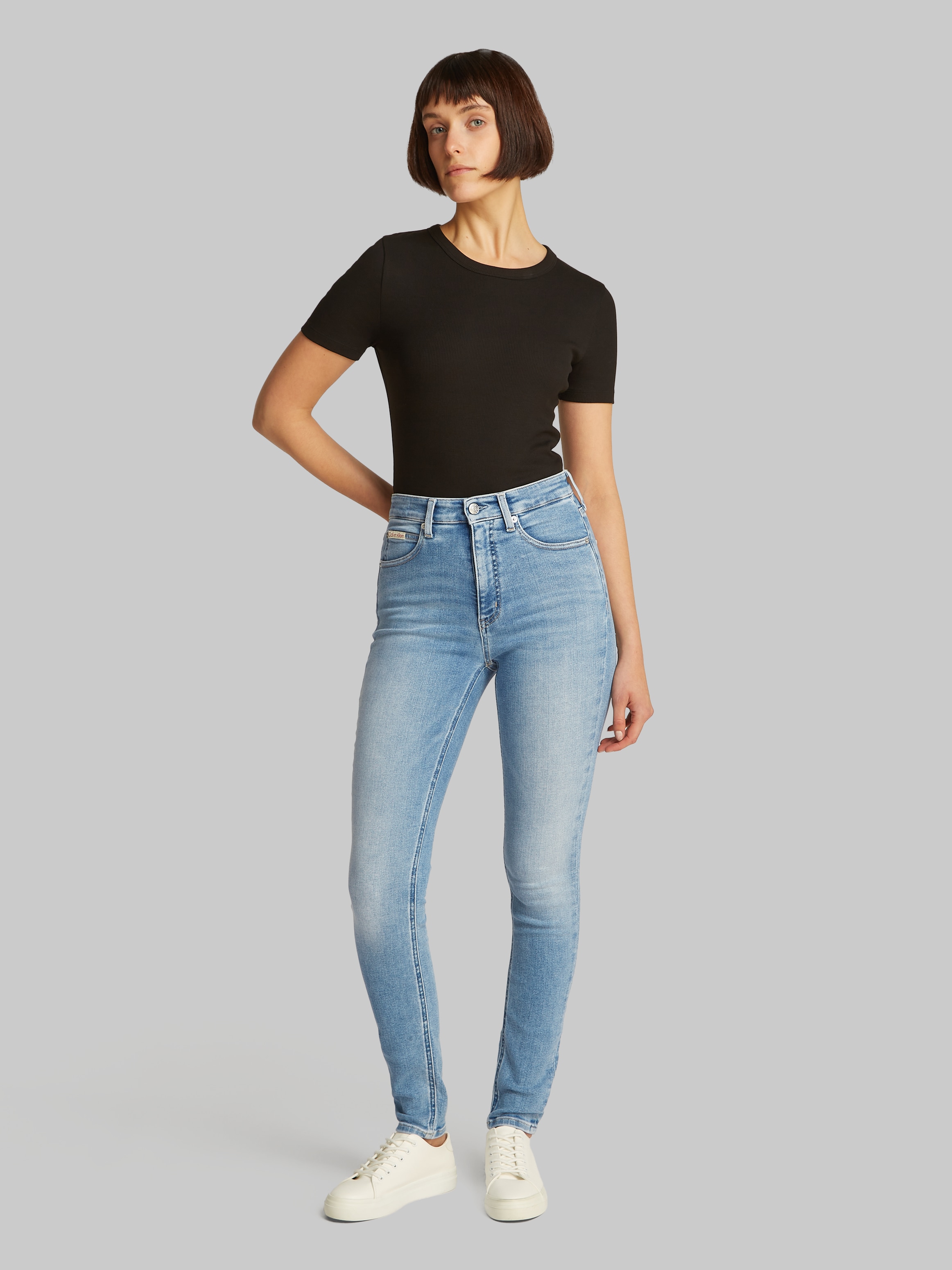 Calvin Klein Jeans Skinny-fit-Jeans »HIGH RISE SKINNY«, im 5-Pocket-Style