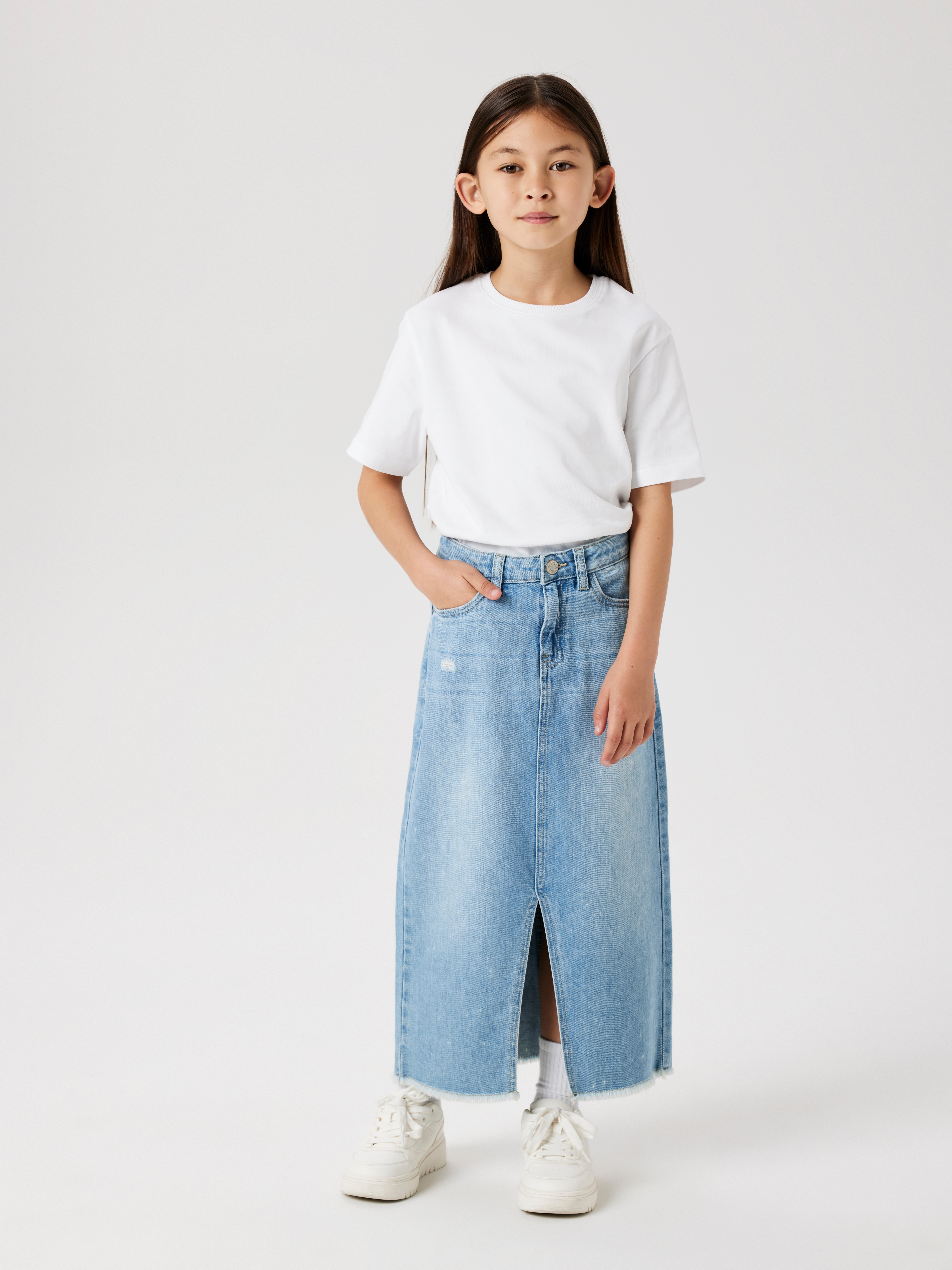 Thumbnail - Name It Jeansrock "NKFKAT DNM LONG SKIRT 3724-BE NOOS"