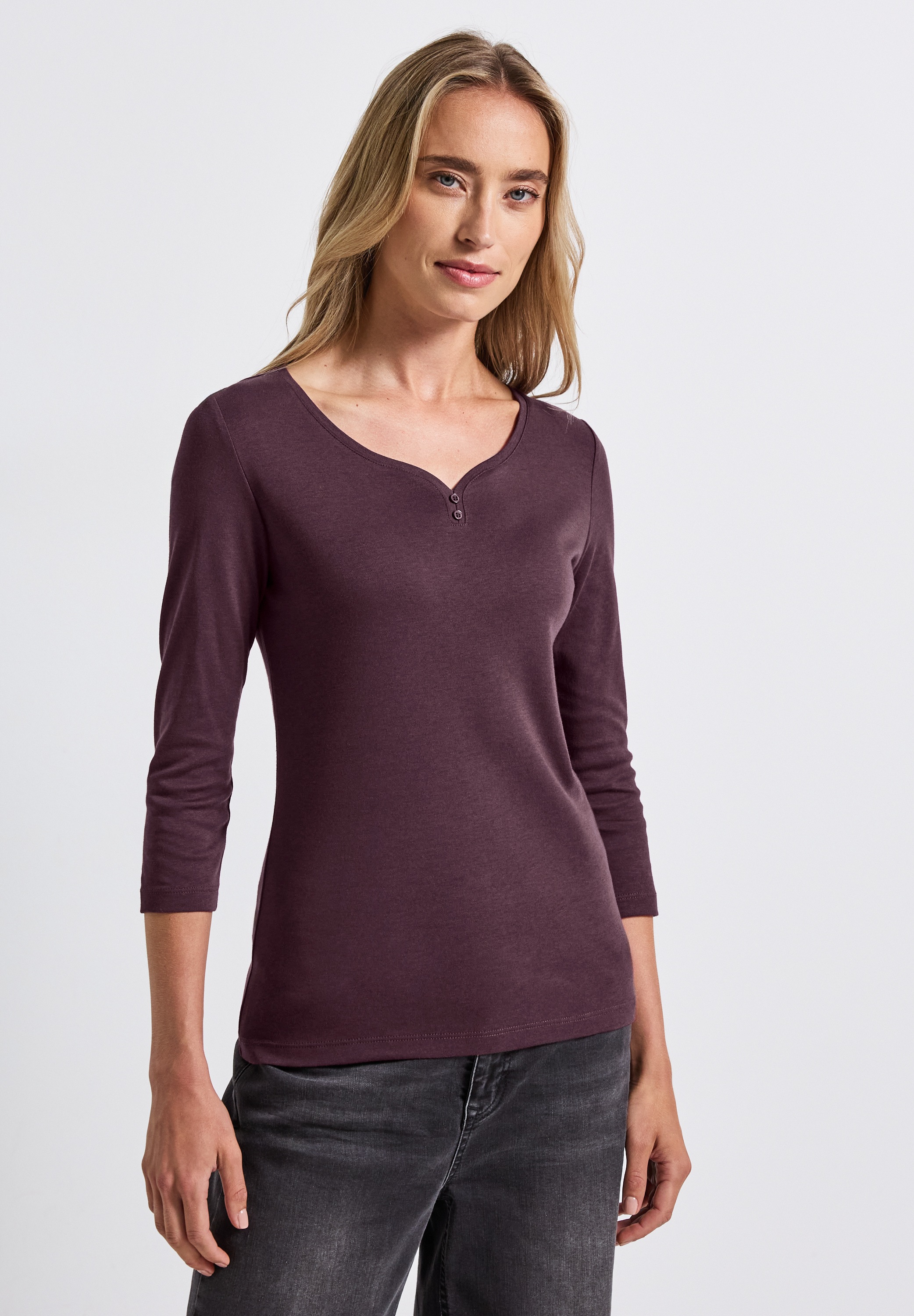 STREET ONE 3/4-Arm-Shirt mit 3/4 Ärmeln günstig online kaufen