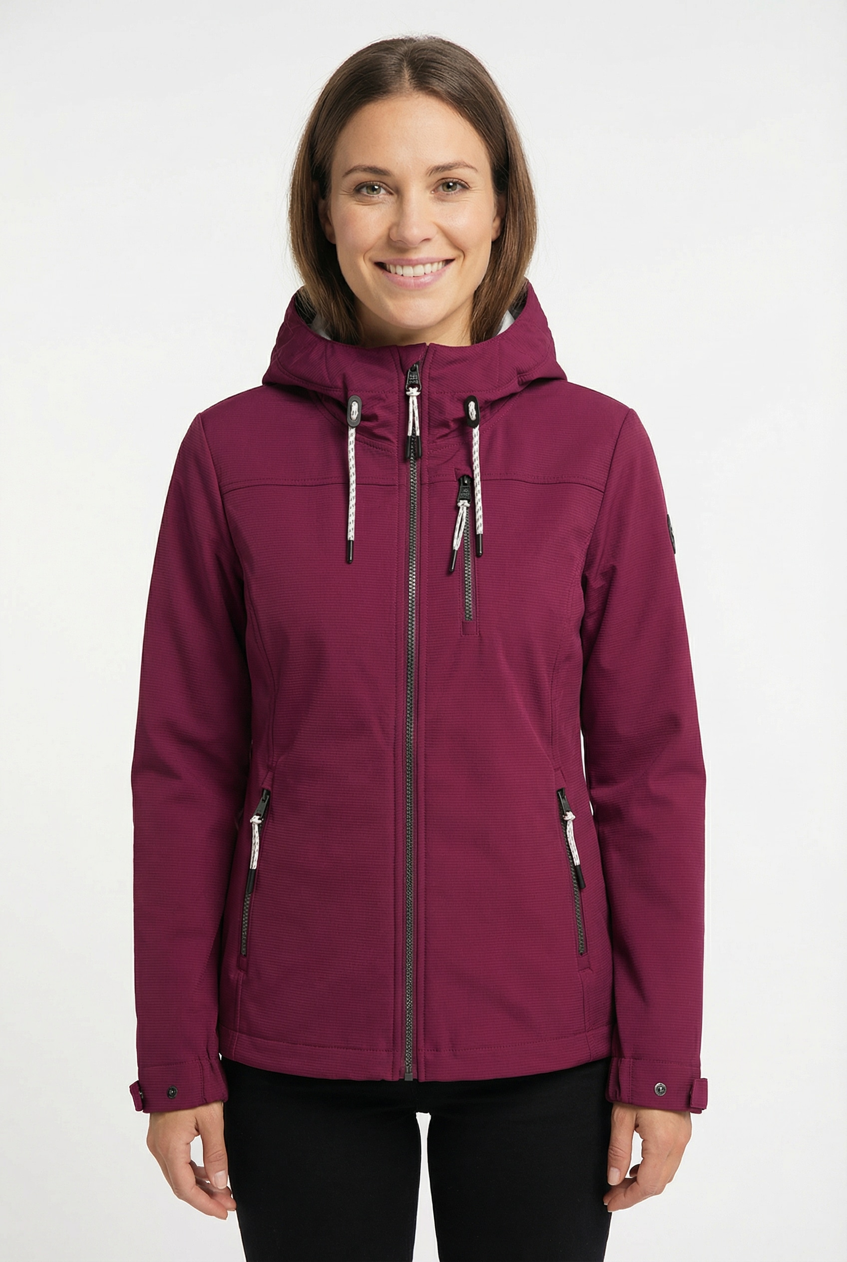 G.I.G.A. DX by killtec Softshelljacke "GS 111 WMN SFTSHLL JCKT" mit regulierbarer Kapuze, atmungsaktiv, wasserabweisend, winddicht