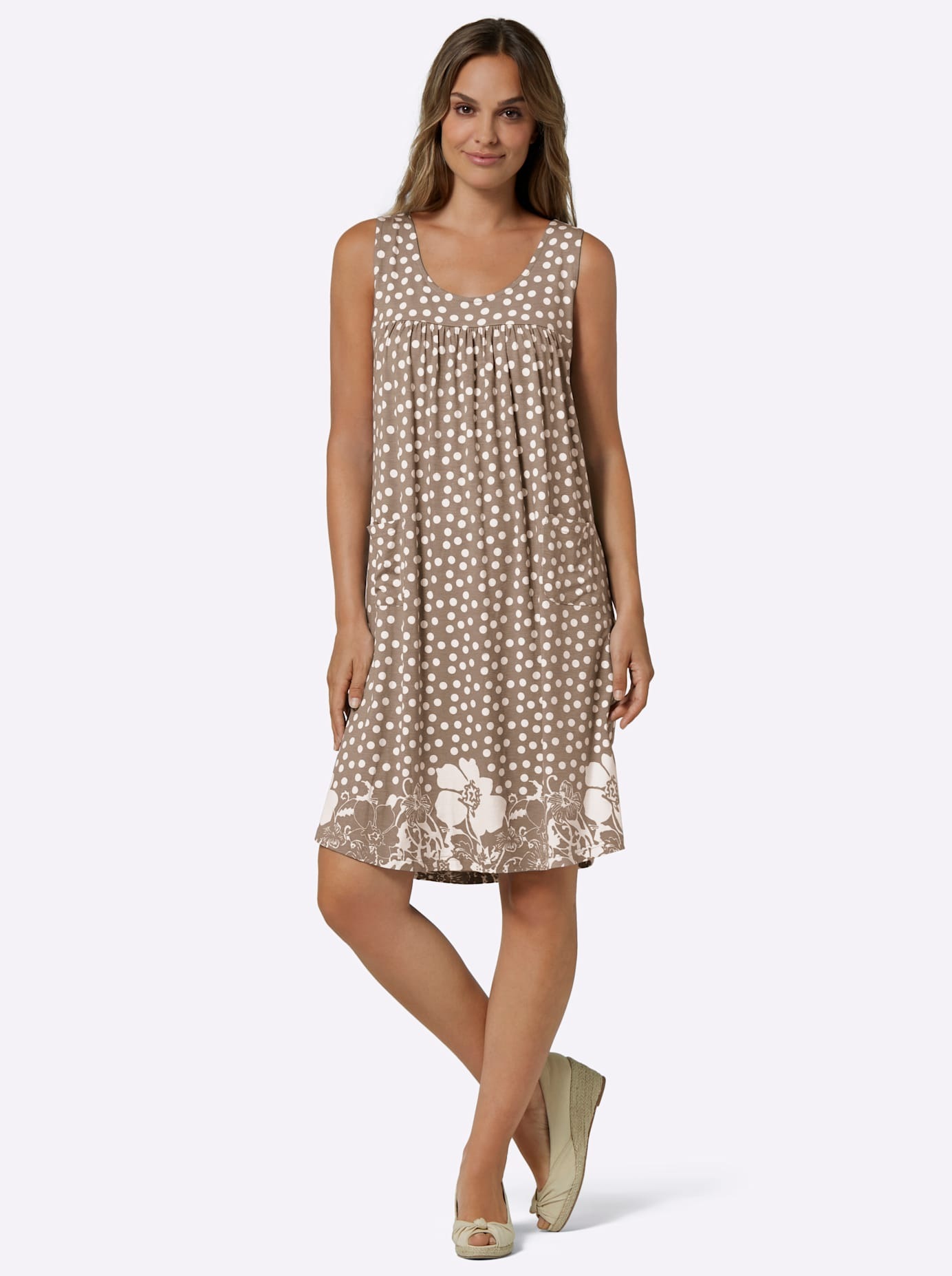 Classic Basics Jerseykleid "Jersey-Kleid" aufgesetzte Taschen günstig online kaufen
