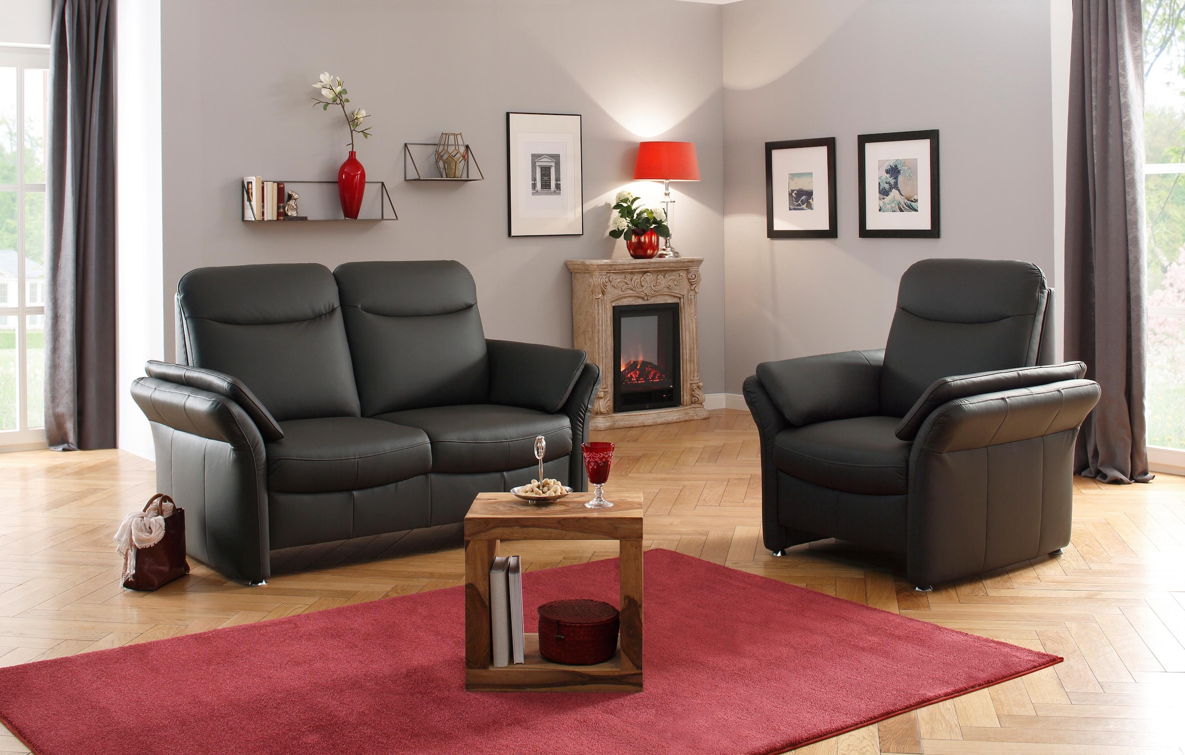 Home affaire 2-Sitzer »Tahoma«, mit Armteilverstellung, Federkern