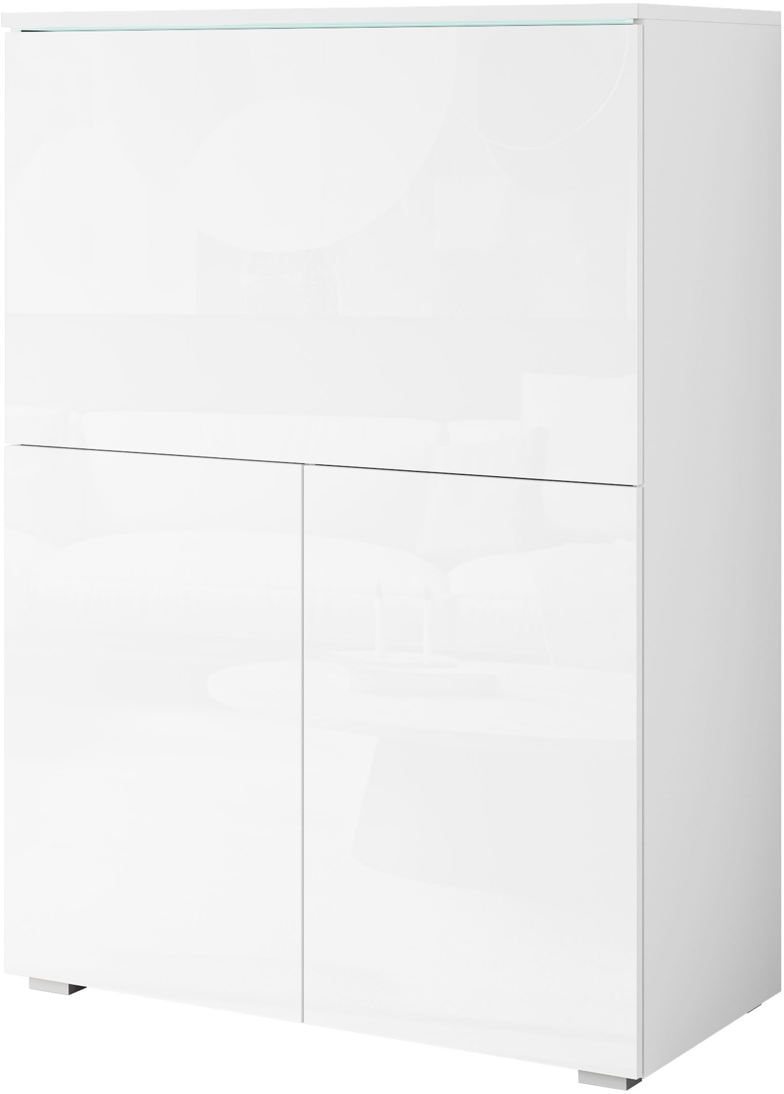 Home affaire PC-Schrank "Vera, Sekretär, Home-Office-Schreibtisch mit LED-B günstig online kaufen