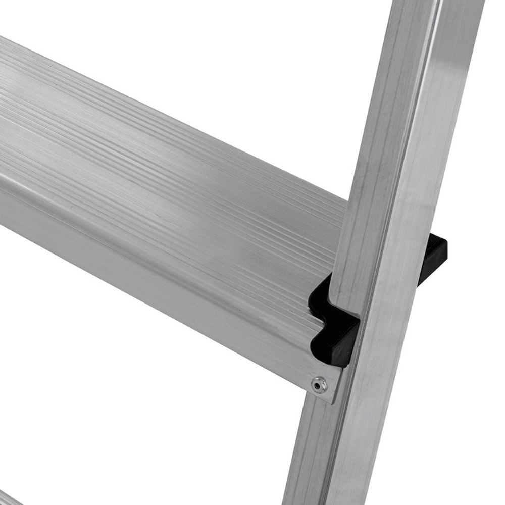 KRAUSE Stehleiter »Solidy«, Aluminium, 1x5 Stufen, Arbeitshöhe ca. 305 cm