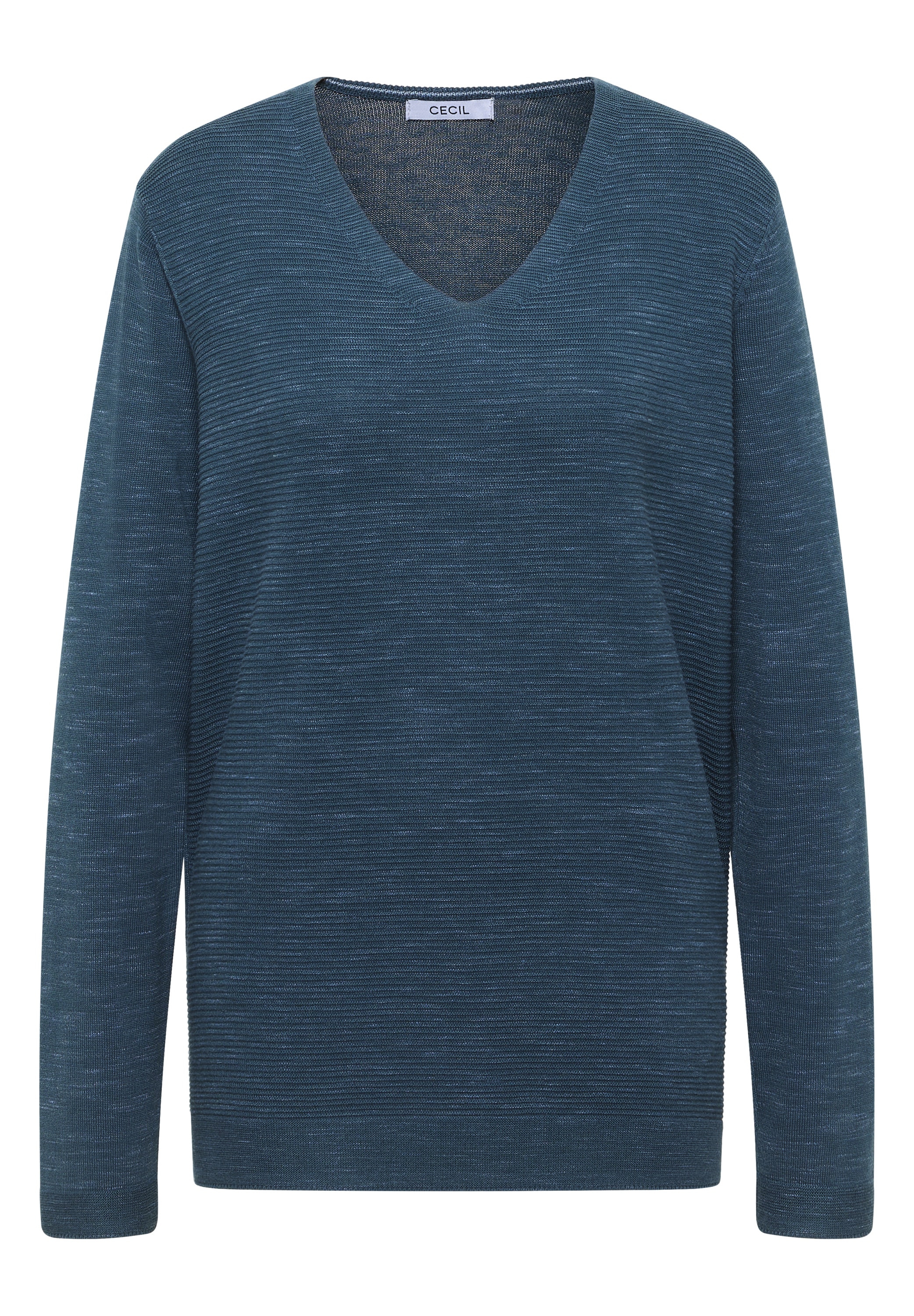 STREET ONE Strickpullover, im Melange Look