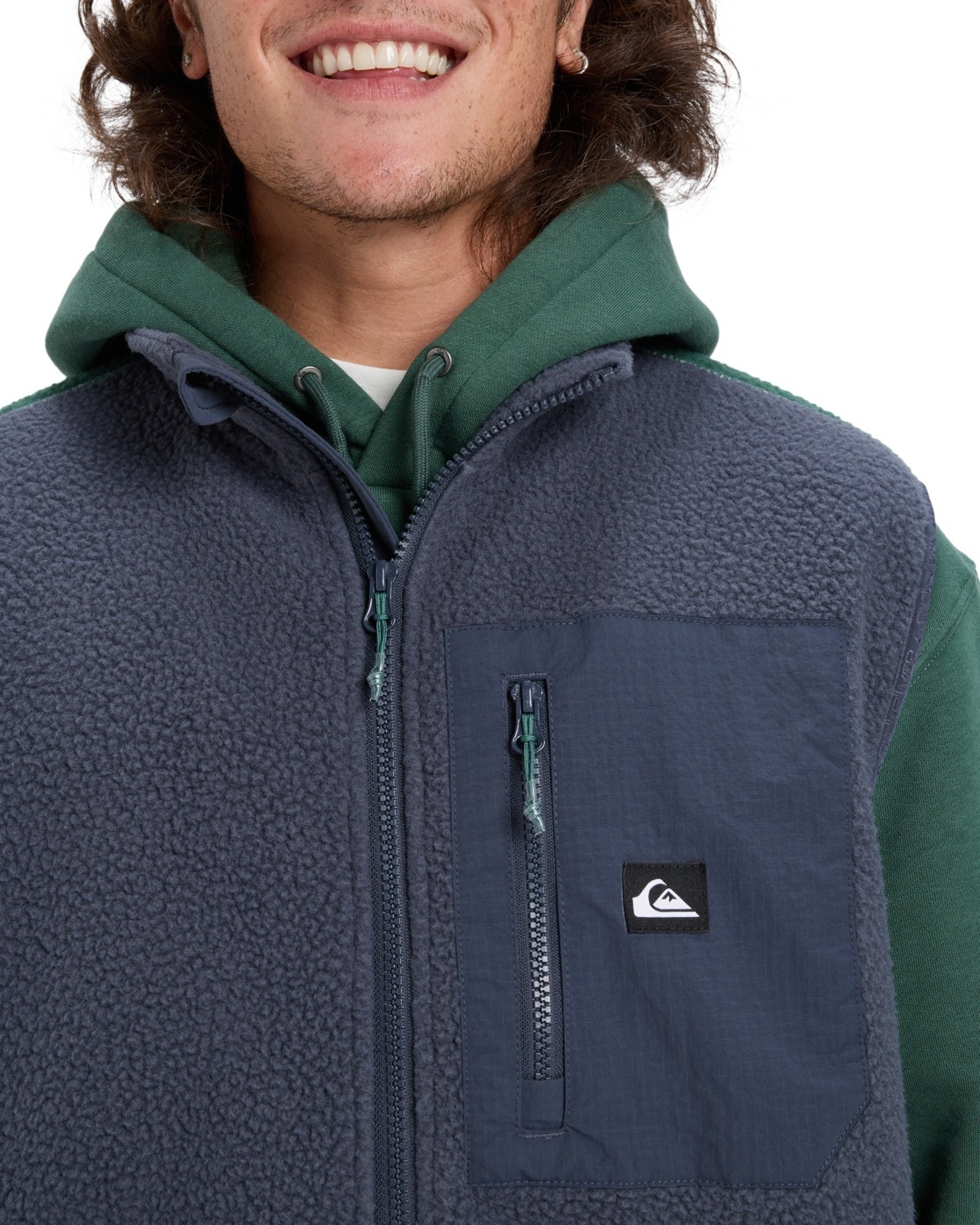 Quiksilver Fleecepullover »Clean Coast Gilet«
