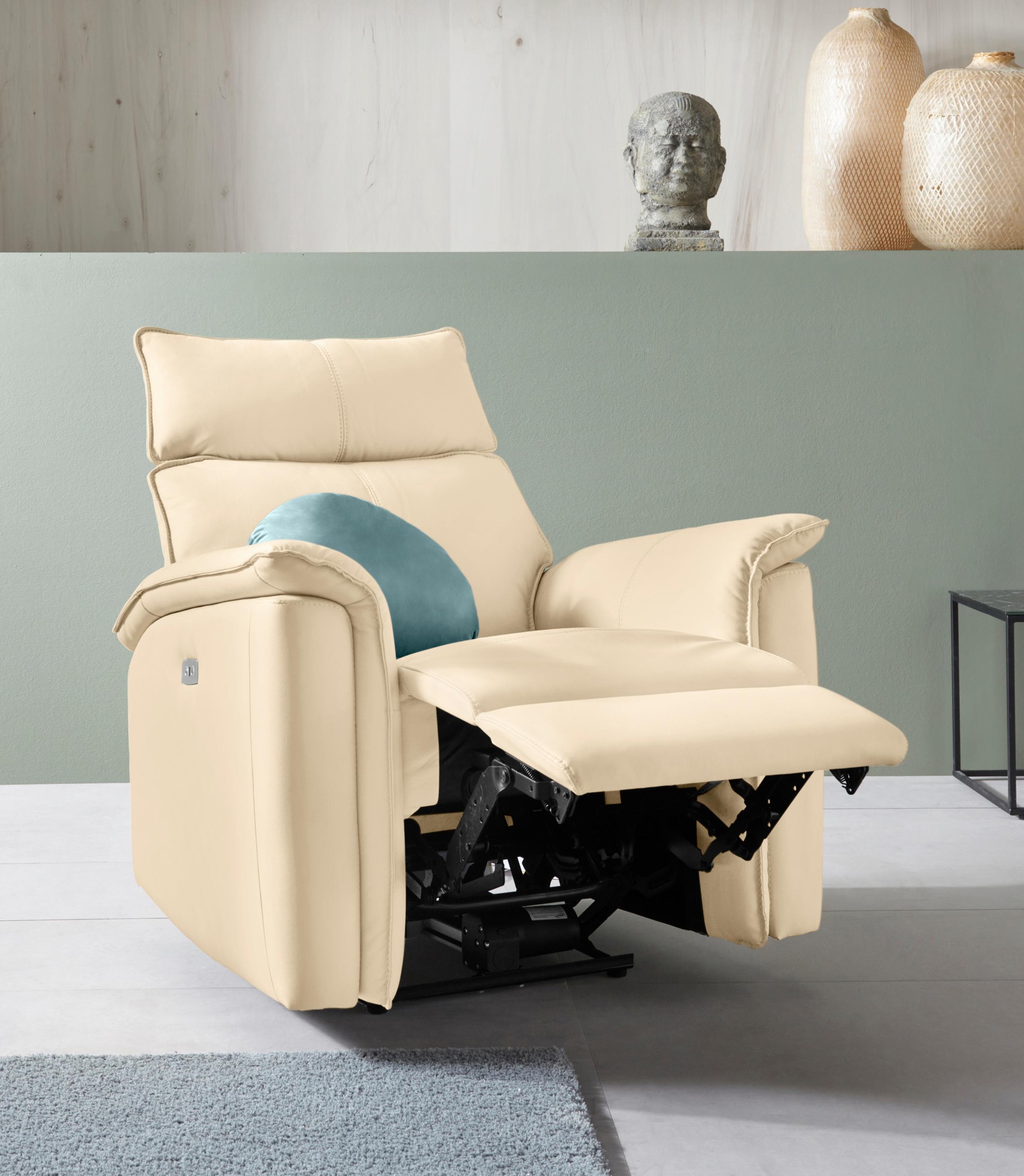 Places of Style Relaxsessel »Zola, TV-Sessel mit Schlaffunktion, Sessel für Wohnzimmer mit«, elektrischer Relaxfunktion und USB-Steckeranschluss, Breite 87 cm
