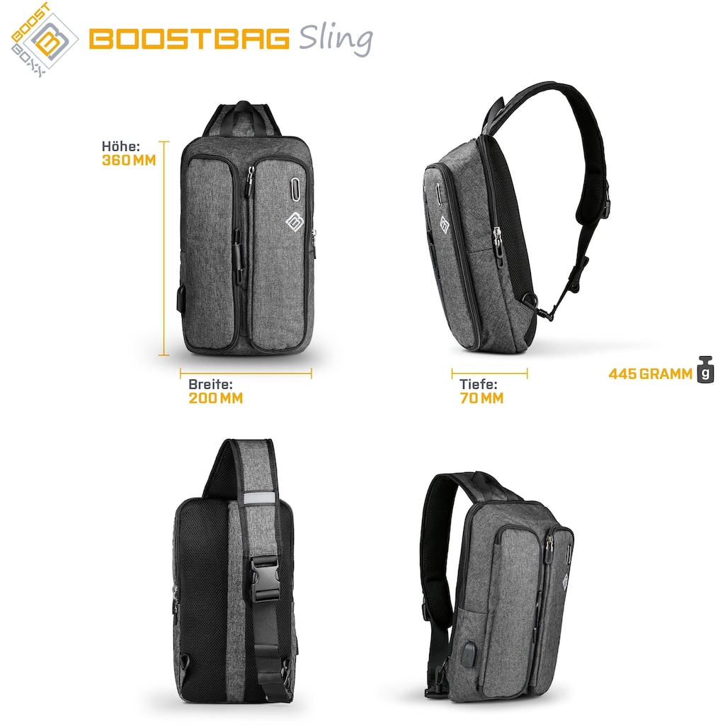 BoostBoxx Umhängetasche »Boostbag Sling Crossbag«