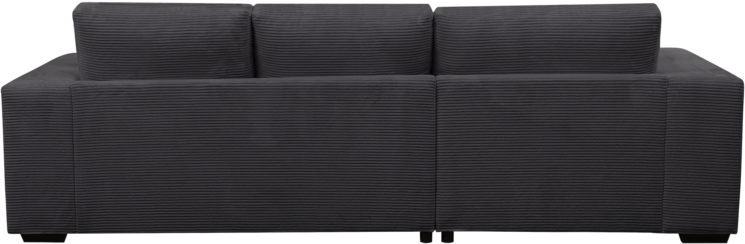 WERK2 Ecksofa »Eden modern und zeitlos, geschmackvolles Sofa, Breite 286cm, L-Form«, Design Ecksofa in Cord mit besonders weichem Sitzkomfort