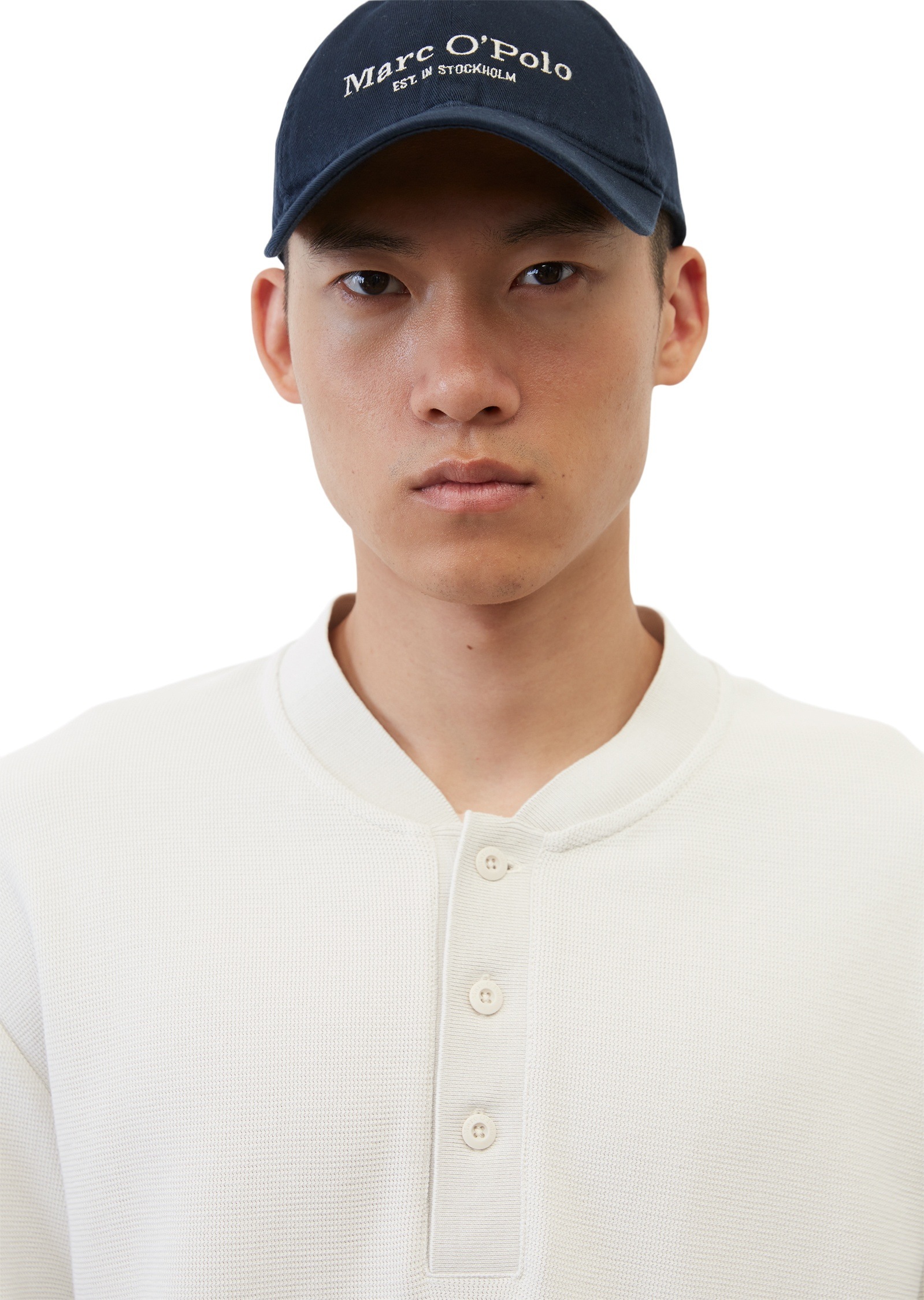 Marc O'Polo Langarmshirt »aus Micro-Waffle-Structured-Jersey«