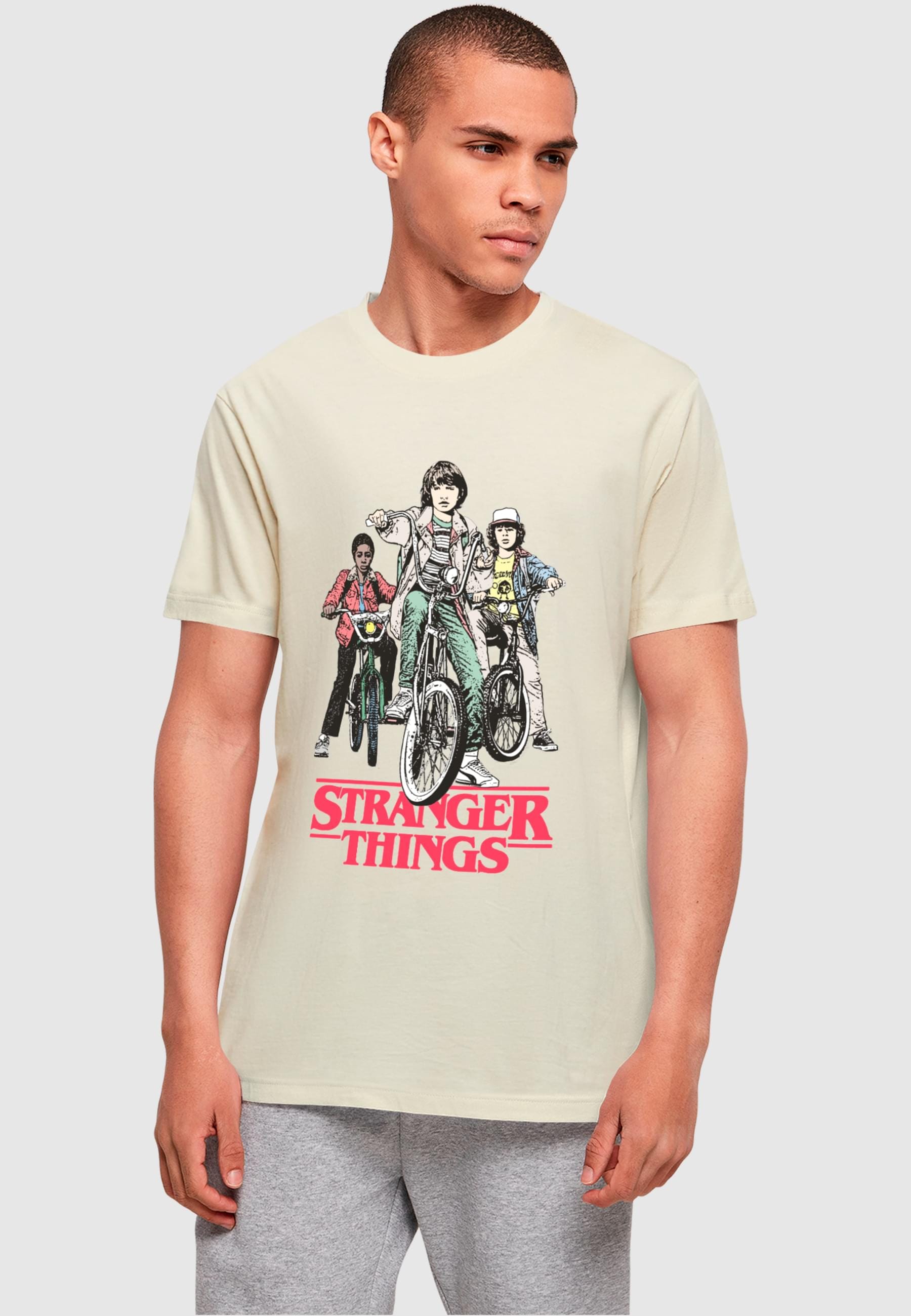 ABSOLUTE CULT T-Shirt "ABSOLUTE CULT Herren Stranger Things - Retro Bikers günstig online kaufen