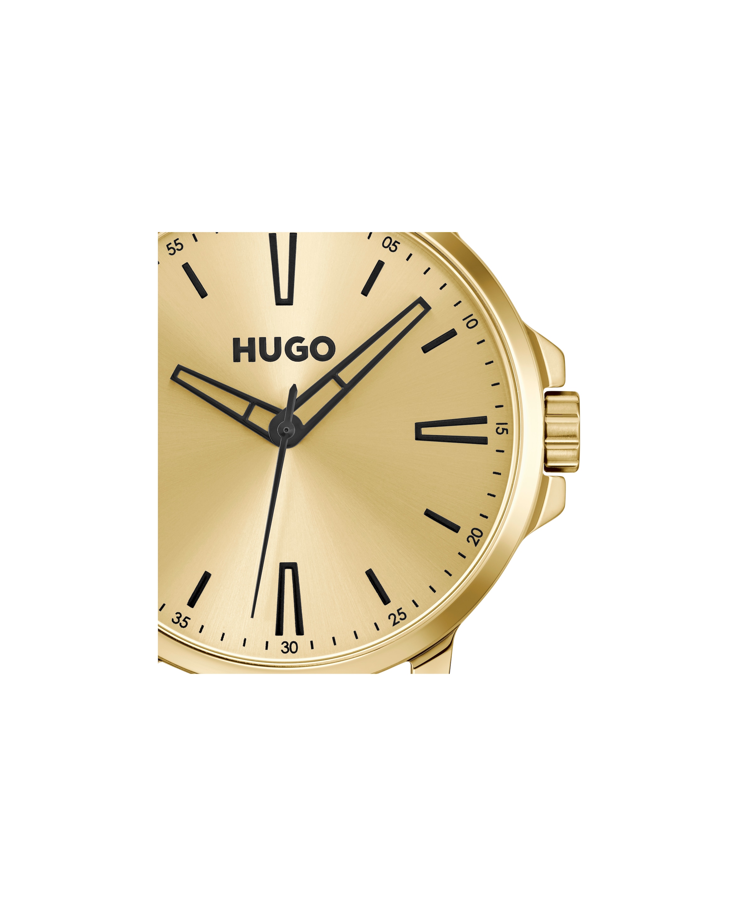 HUGO Quarzuhr »#SMOOTH«, Armbanduhr, Herrenuhr, Edelstahlarmband, analog