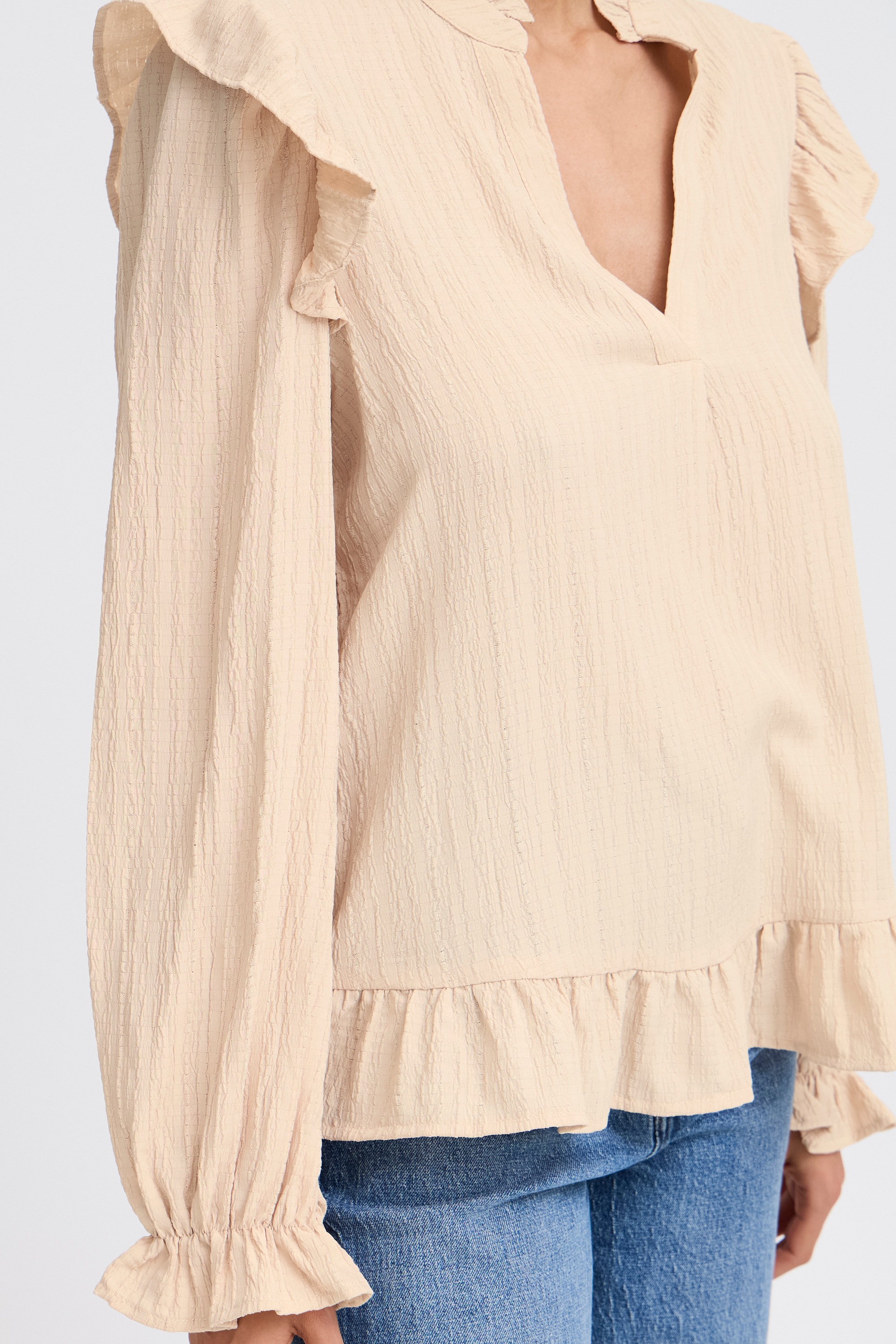 b.young Kurzarmbluse »Damen Kurzarm-Bluse BYJULIANA«