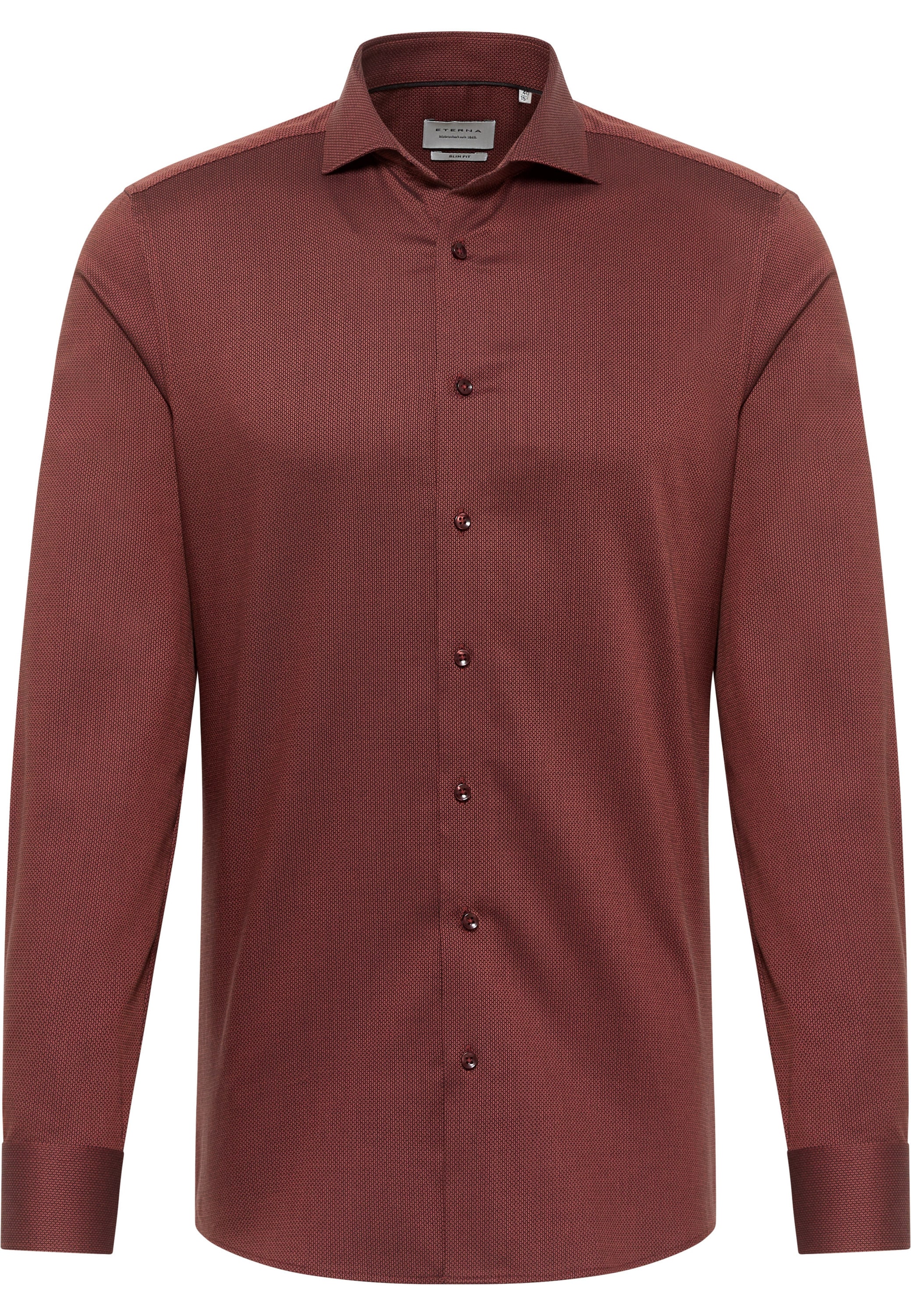 Eterna Langarmhemd »SLIM FIT«, NON IRON (bügelfrei)