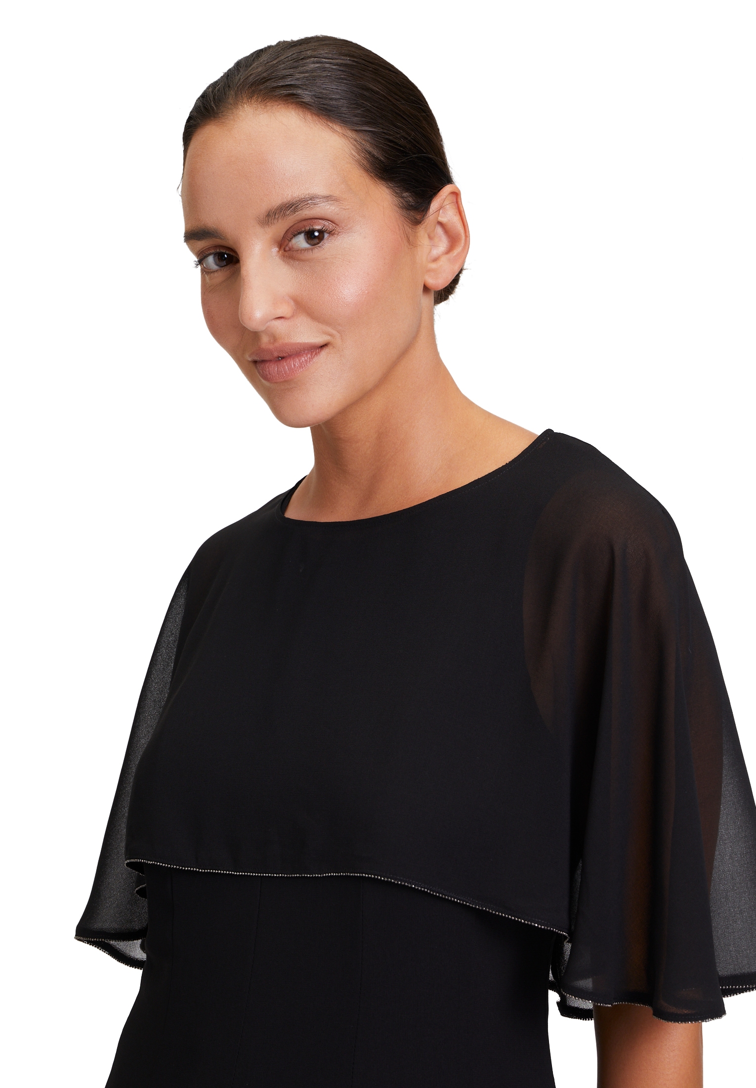 Vera Mont Chiffonkleid »Vera Mont Damen Chiffonkleid kurzarm«, Material