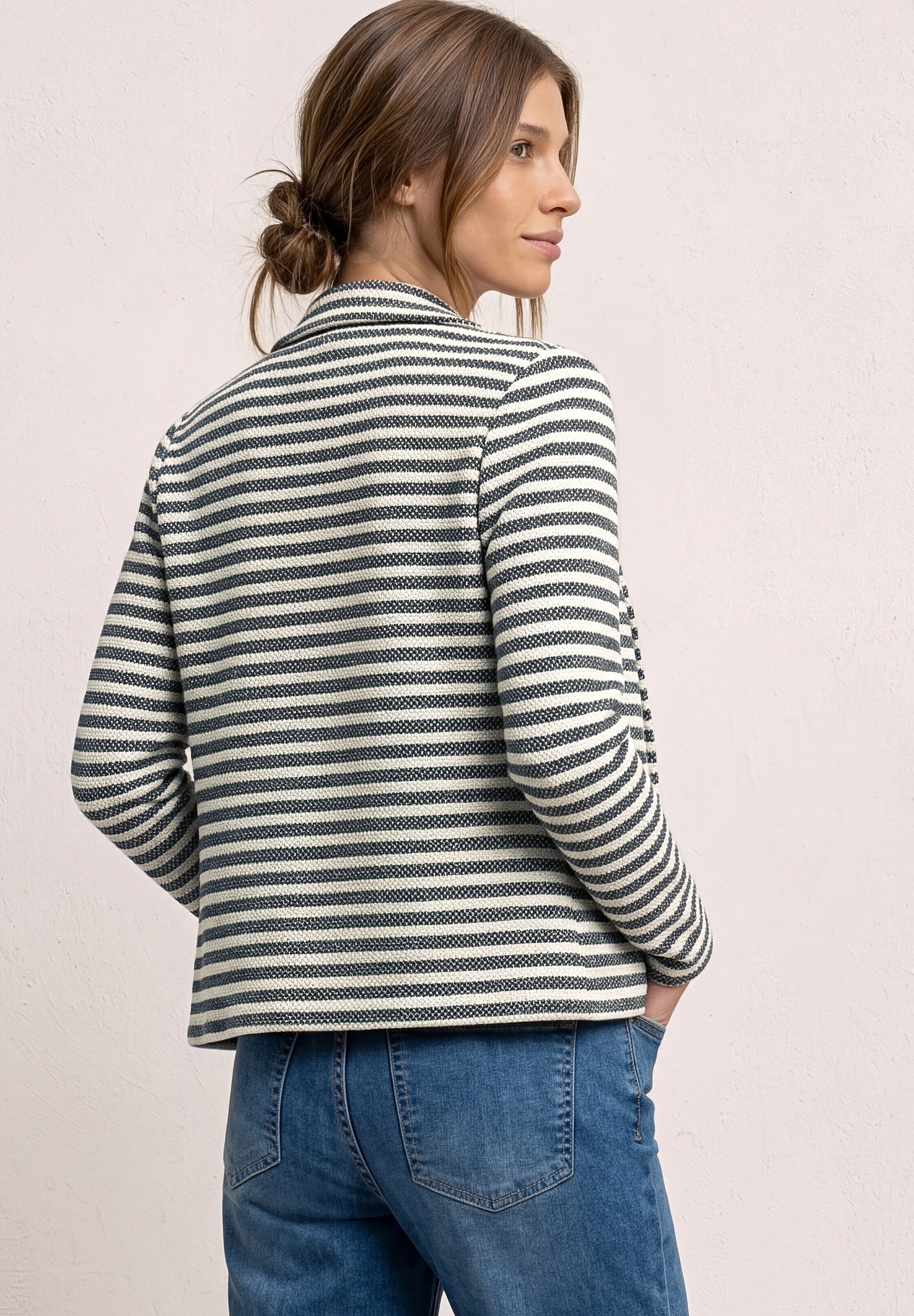 STREET ONE Sweatblazer mit Reverskragen günstig online kaufen