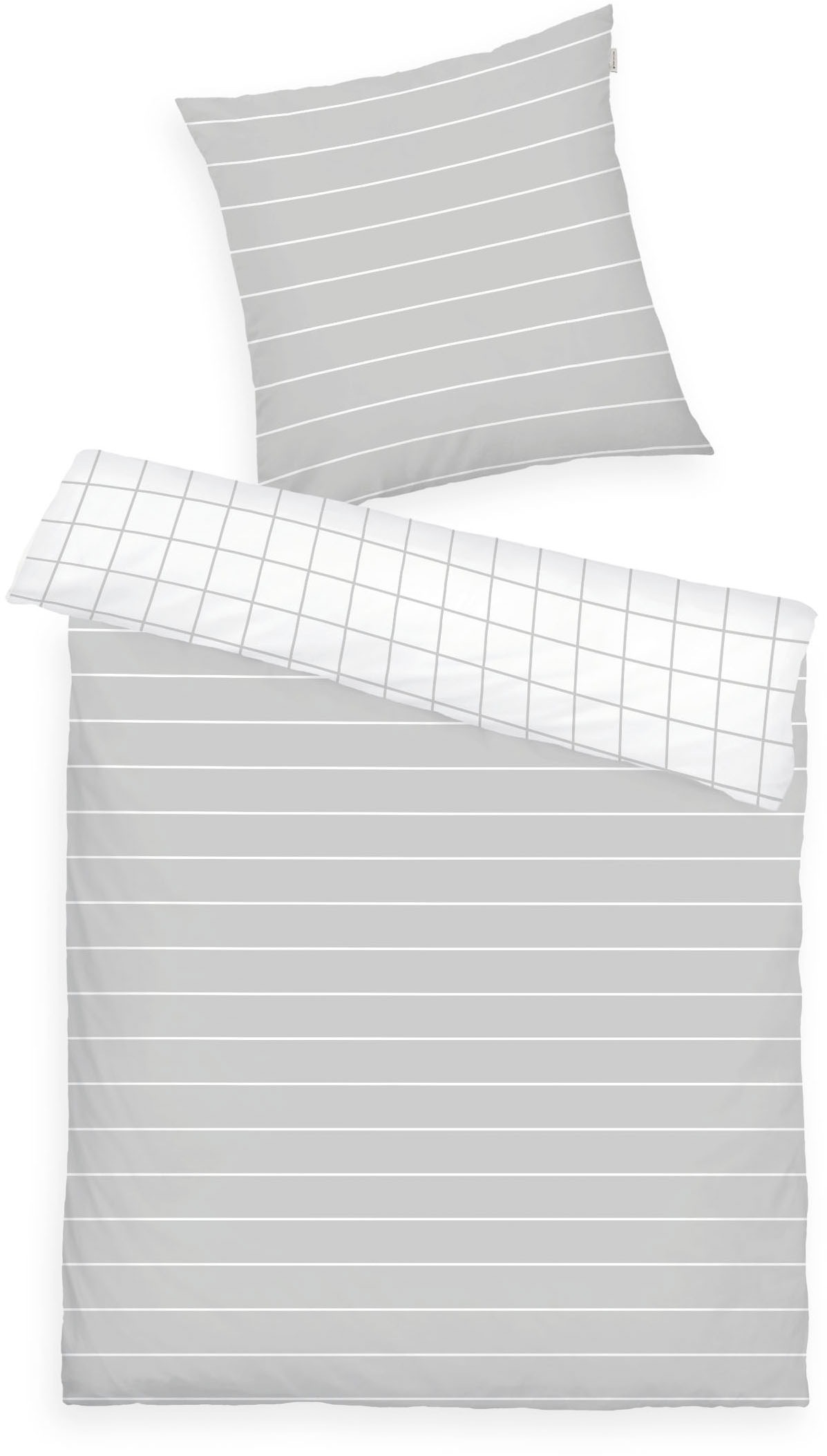 TOM TAILOR HOME Bettwäsche "CHECK AND STRIPES in Gr. 135x200cm oder 155x220 günstig online kaufen