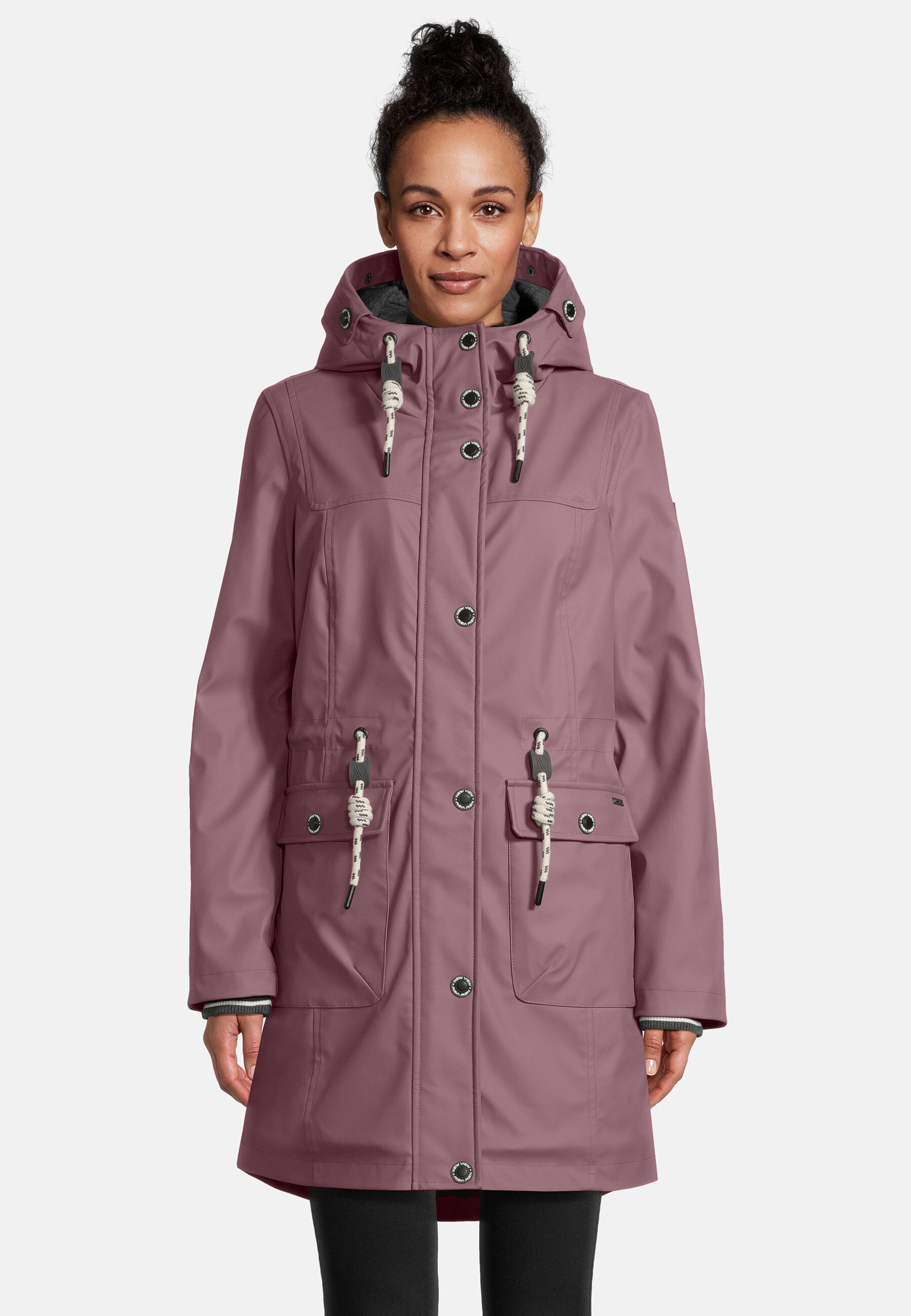 New View Regenjacke »Lillie« mit Kapuze mit weitenregulierbarer Kapuze