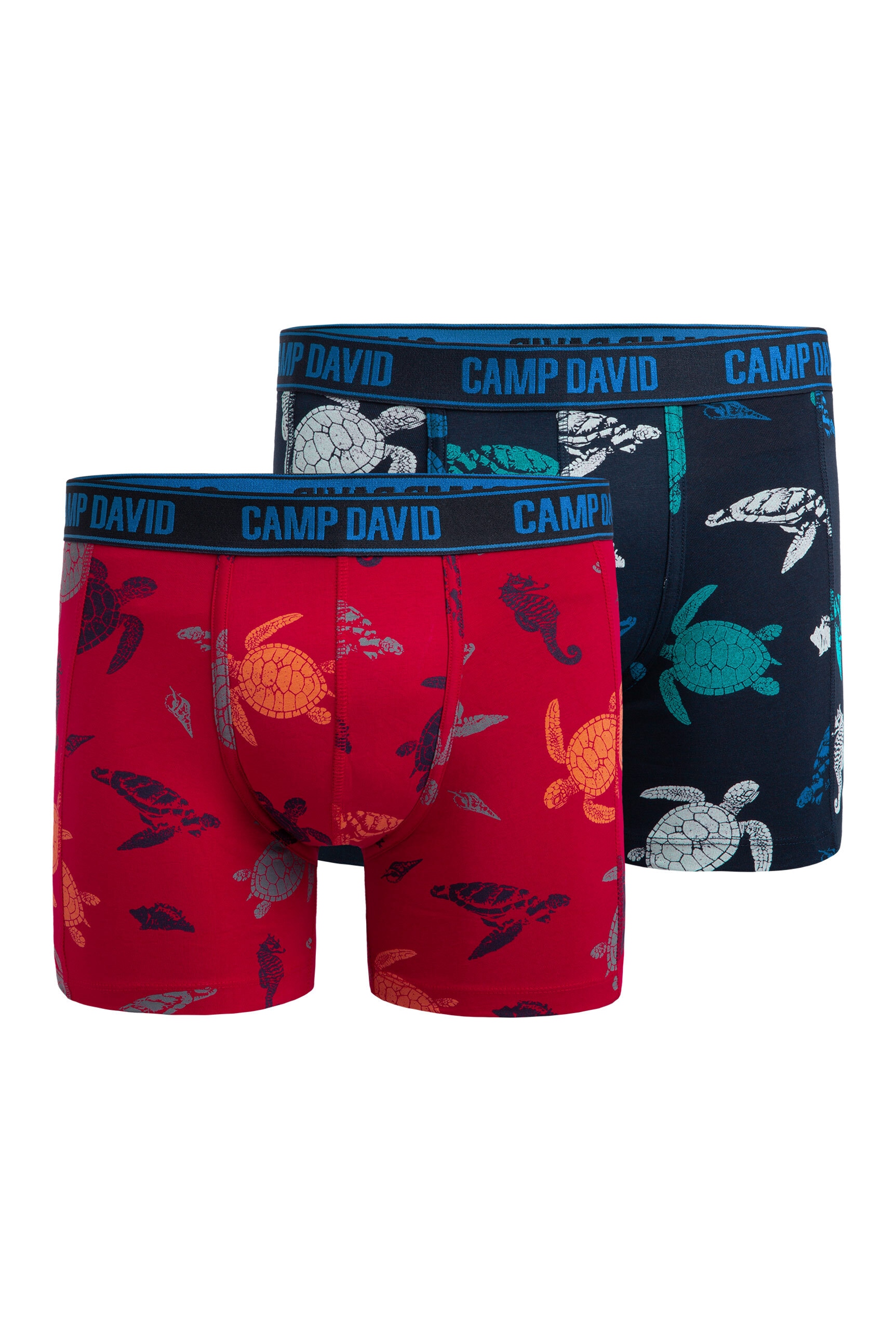 CAMP DAVID Boxershorts »Set:« 2 Stk. mit All Over Print