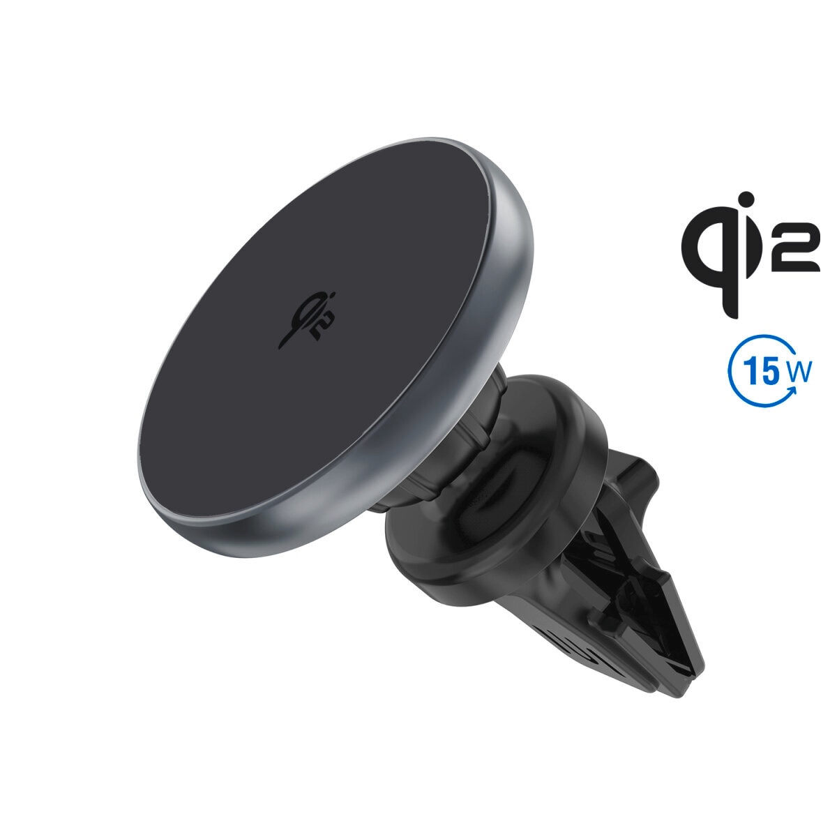 4smarts Handy-Halterung »Magnetischer Qi2 Kfz-Ladepuck«