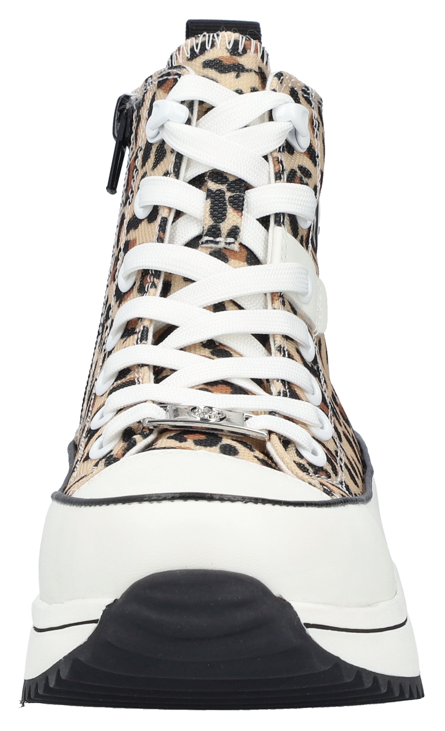 Rieker Sneaker, Plateau, High Top-Sneaker, Schnürschuh in veganer Verarbeitung