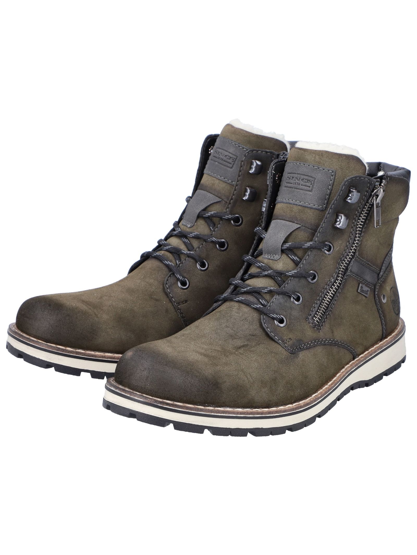 Rieker Lace-Up Ankle Boot Forest 43 6