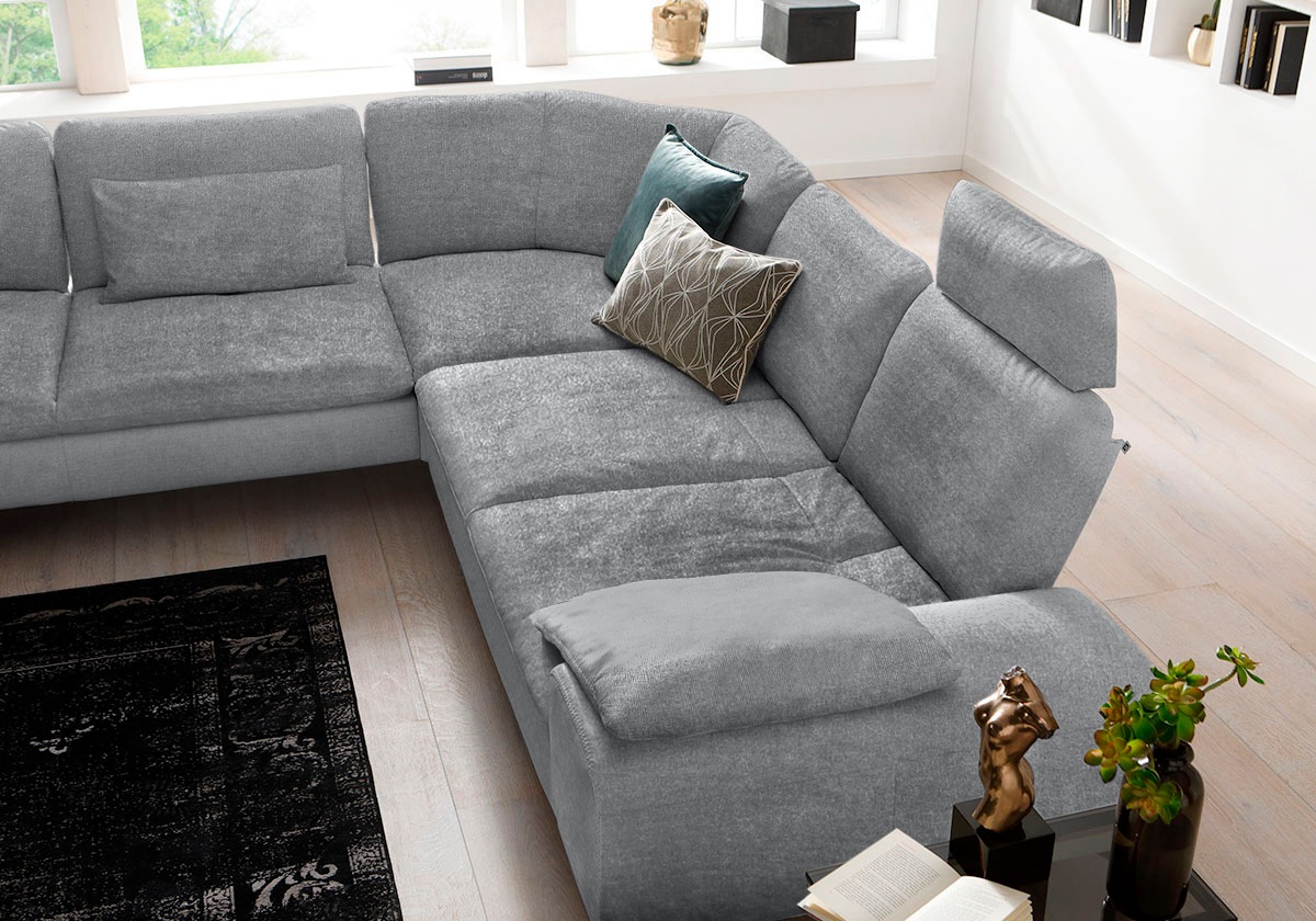 W.SCHILLIG Ecksofa "valentinoo, Designsofa, elegant und bequem, L-Form", (S günstig online kaufen
