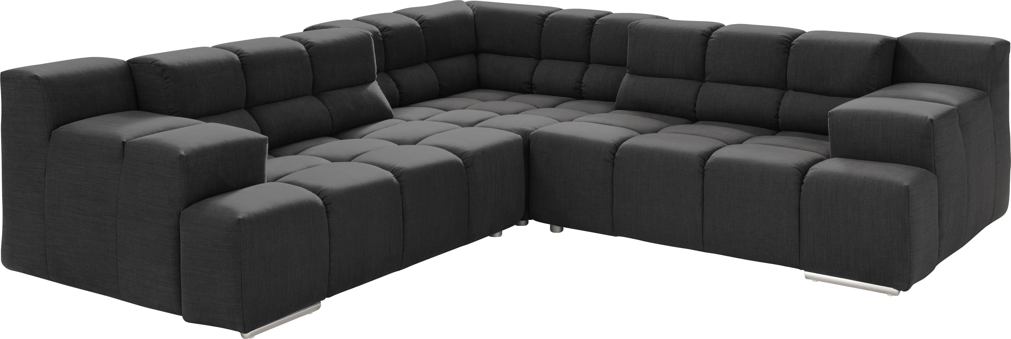Thumbnail - designwerk Ecksofa "Temple L-Form, tolles Designsofa", mit Sitztiefenverstellung