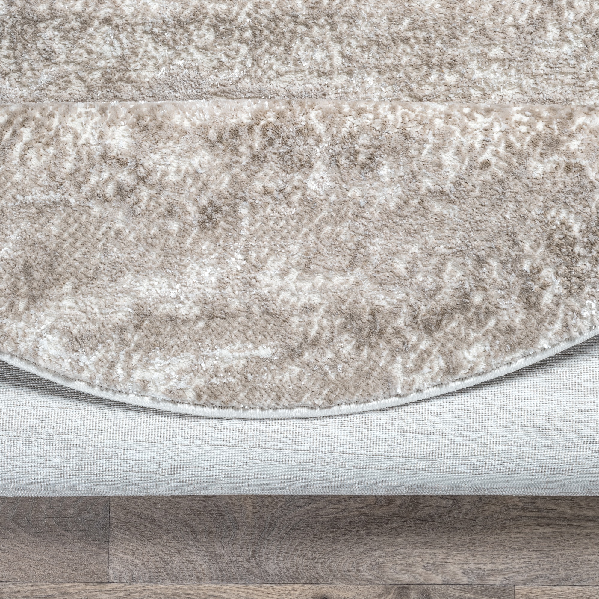 Sanat Teppich »Harmony 3215 , auch als Läufer« rund 12 mm Höhe weicher Kurzflorteppich, meliert, Wohnzimmer, Schlafzimmer