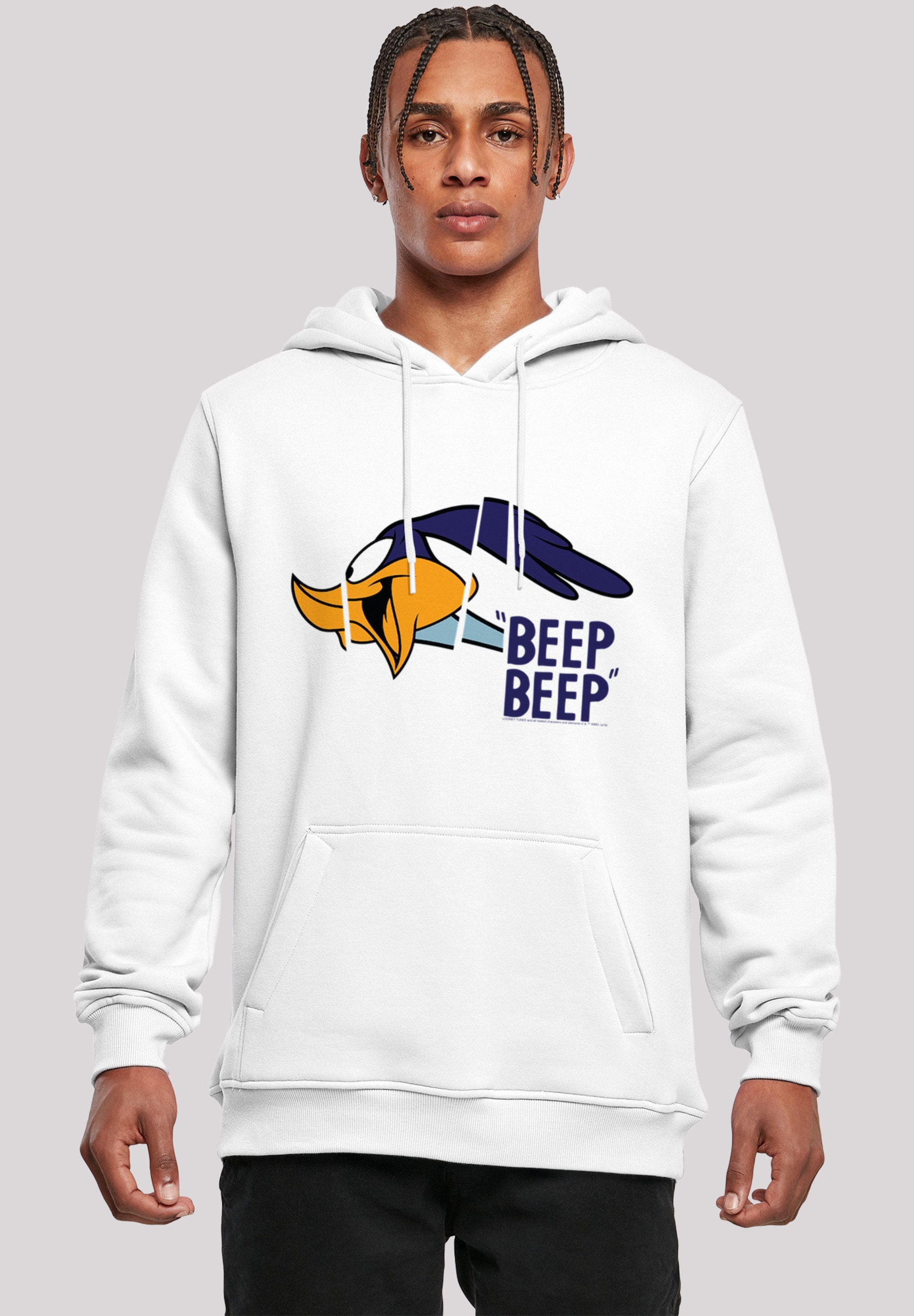 F4NT4STIC Sweatshirt "Hoodie Looney Tunes Roadrunner Beep Beep", Herren,Premium Merch,Slim-Fit,Kapuzenpullover,Bedruckt