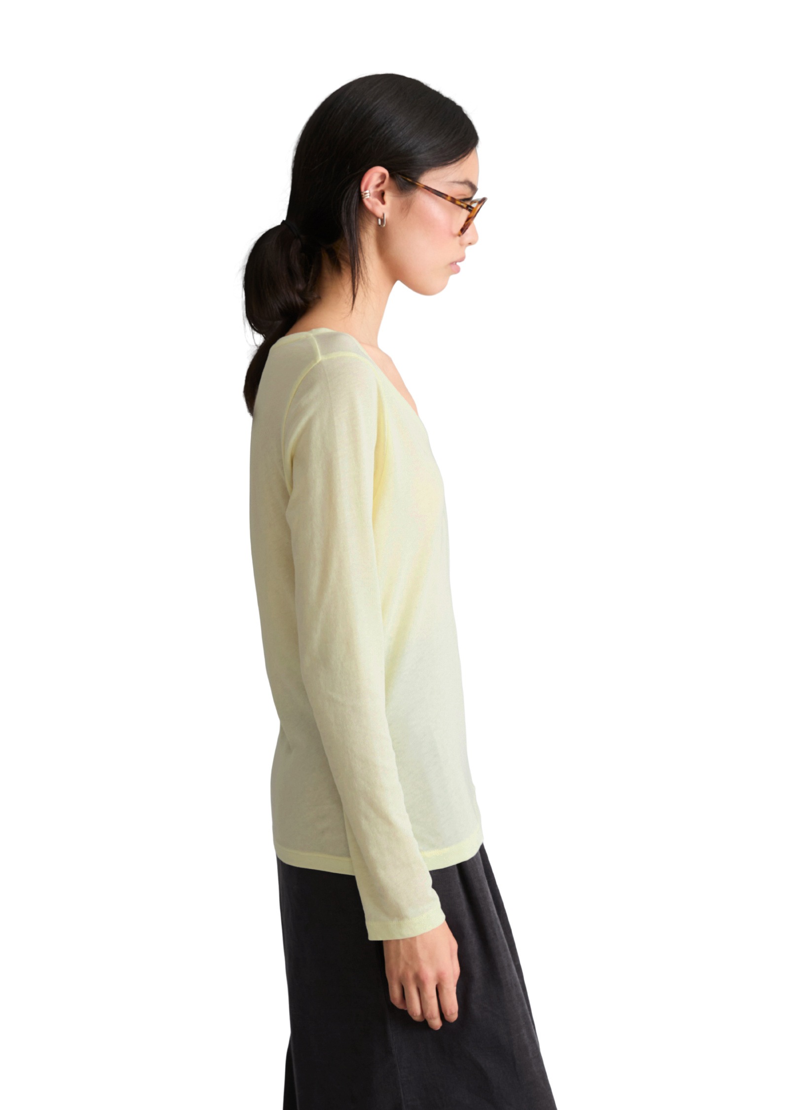 Marc O'Polo DENIM Langarmshirt »aus Loose Knit Jersey«