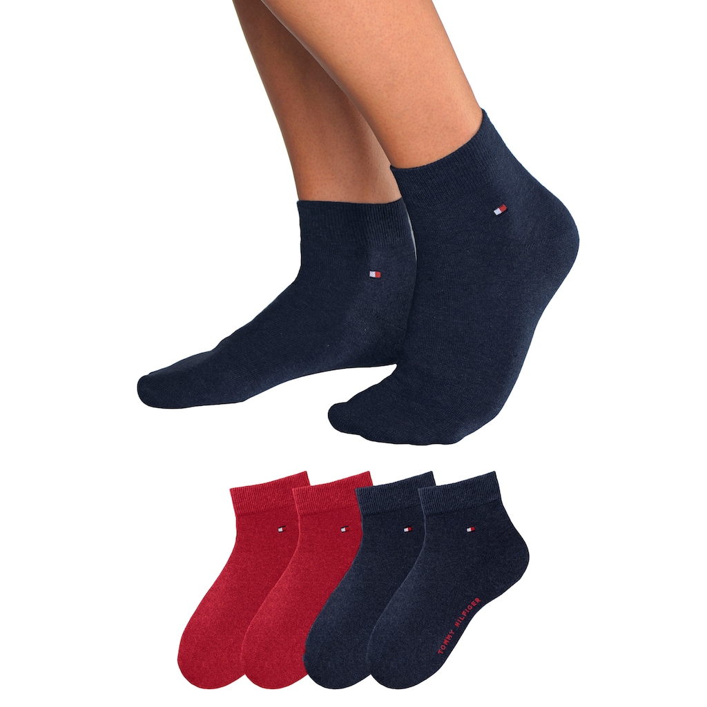 Tommy Hilfiger Kurzsocken, (4 Paar)