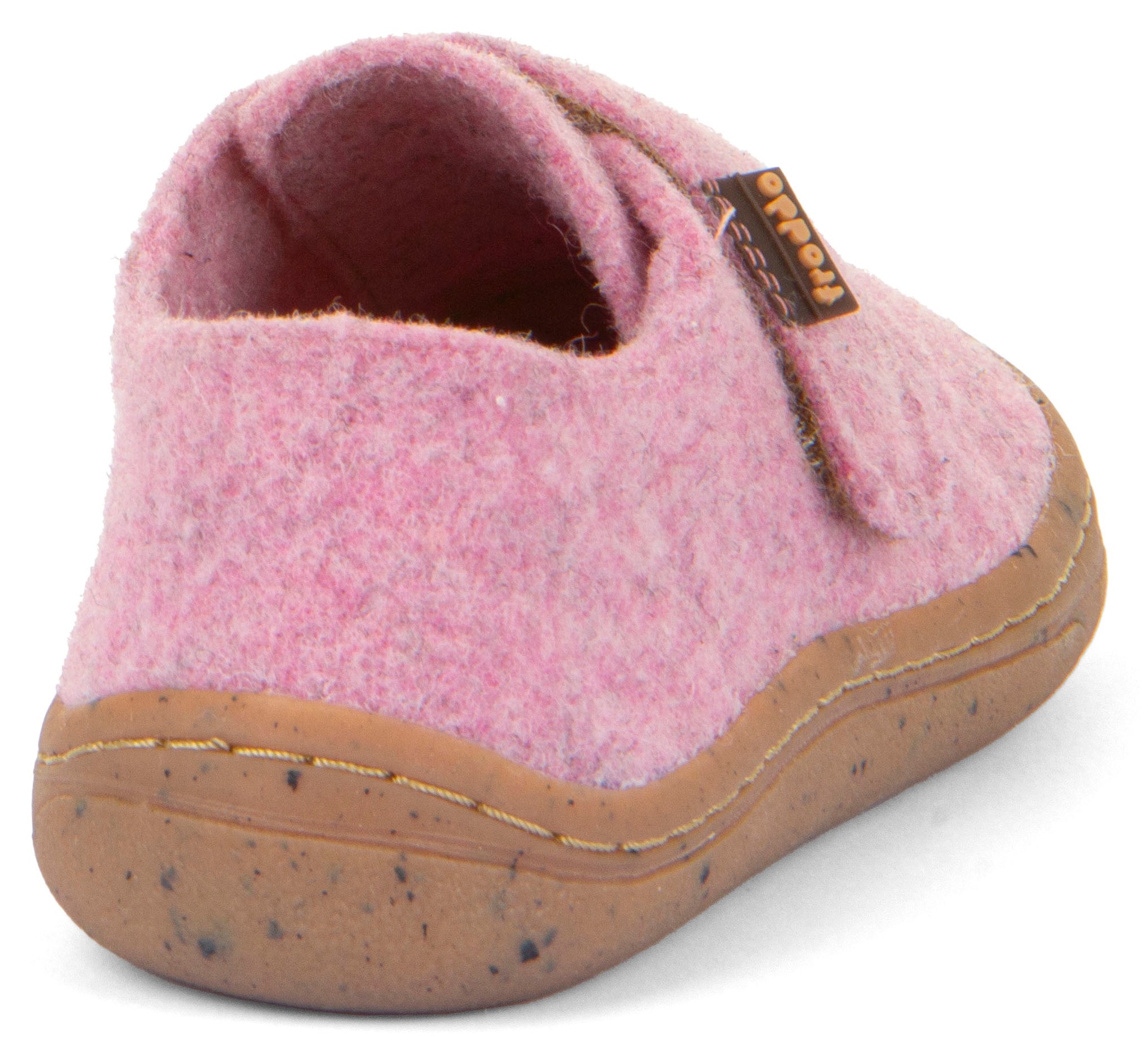 froddo® Hausschuh »BAREFOOT WOOLY«, Klettschuh, Kindergartenschuh mit Wollfutter