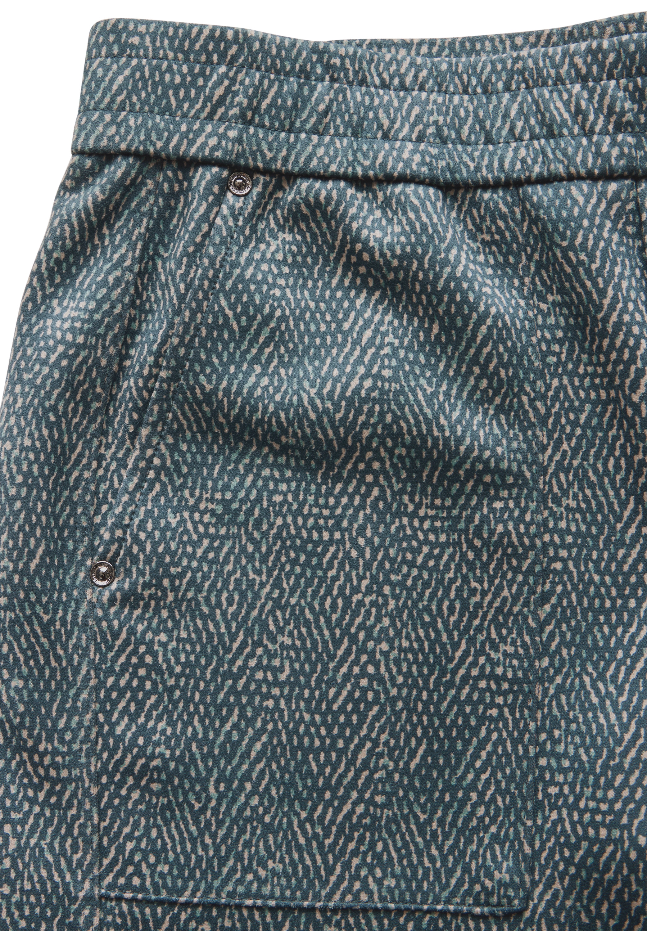STREET ONE Dehnbund-Hose, mit Grafikmuster