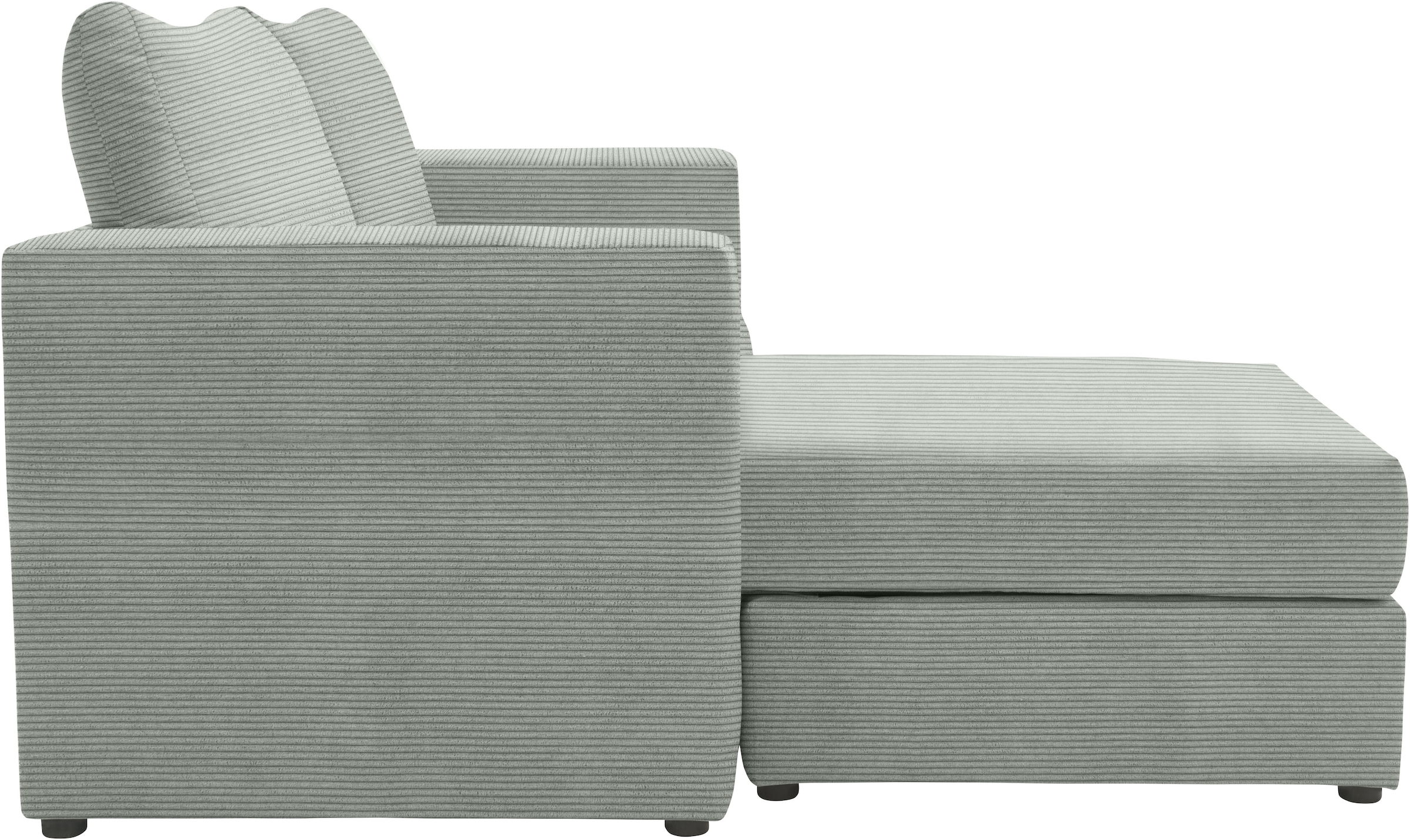 DOMO collection 2-Sitzer »800015, als Sitzmöbel oder Schlafgelegenheit nutzbar, Schlafsofa«, Sitzfläche mit Federkern, inkl. 2 Rückenkissen