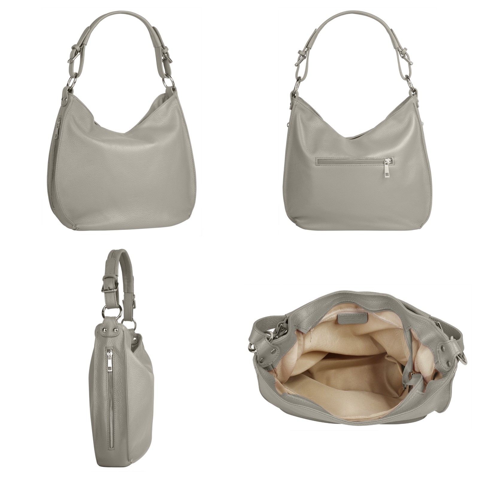 Samantha Look Shopper, echt Leder, Made in Italy