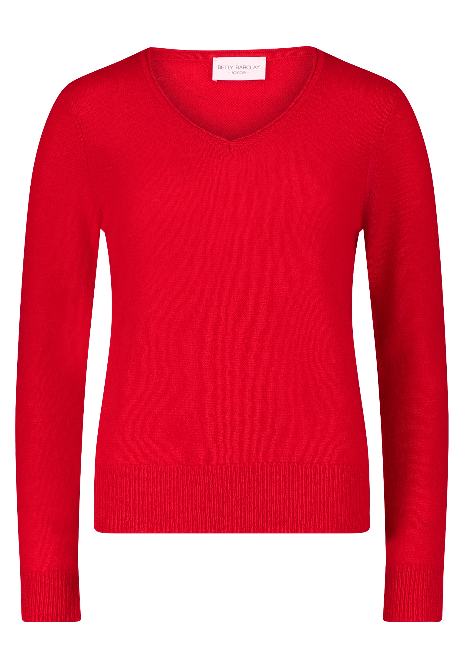 Betty Barclay Strickpullover »Betty Barclay Damen Kaschmir-Pullover mit V-Ausschnitt«, (1 tlg.), Strick