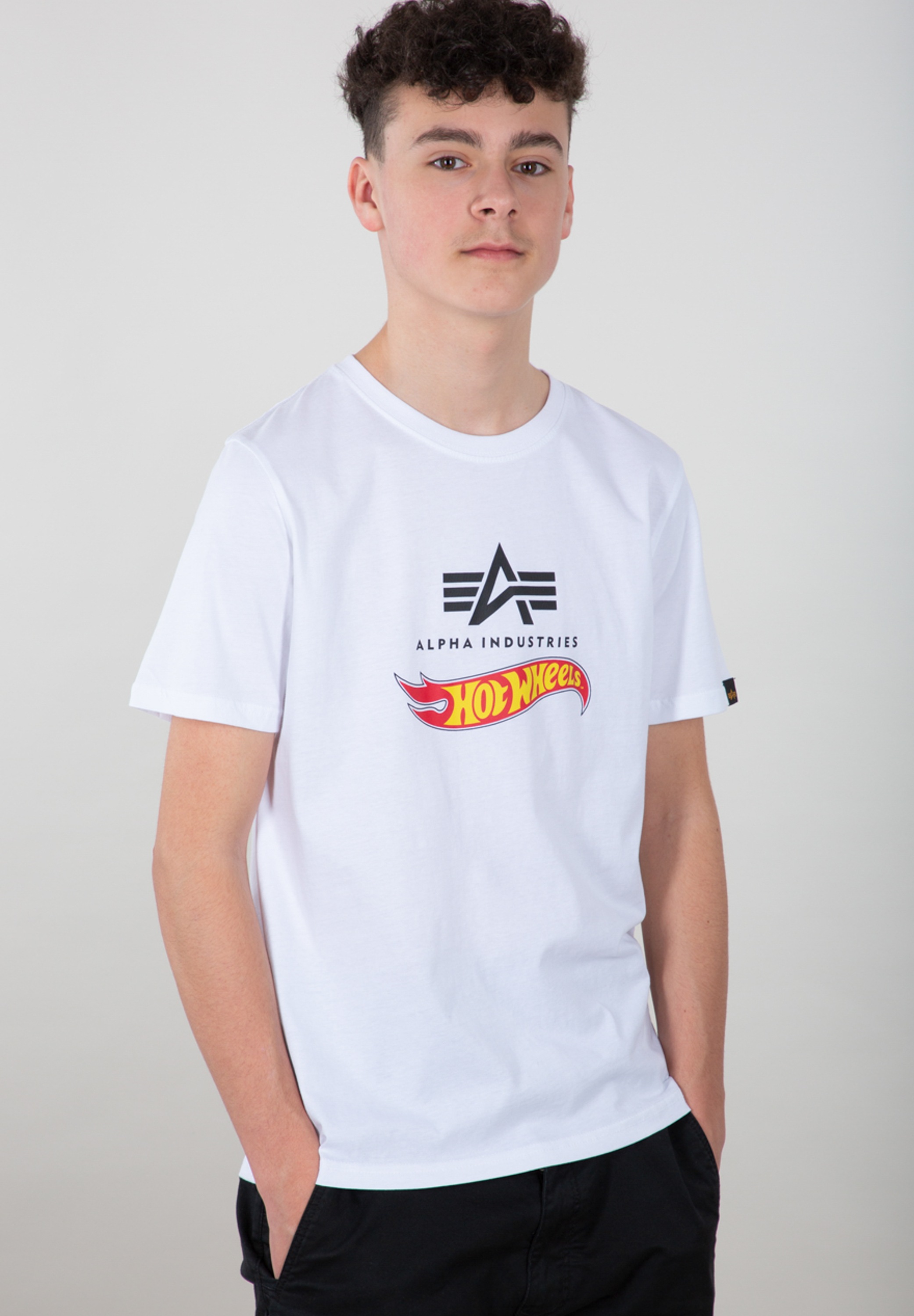 Alpha Industries Longsleeve »Alpha Industries Kids - T-Shirts Hot Wheels Flag T-Shirt Kids«