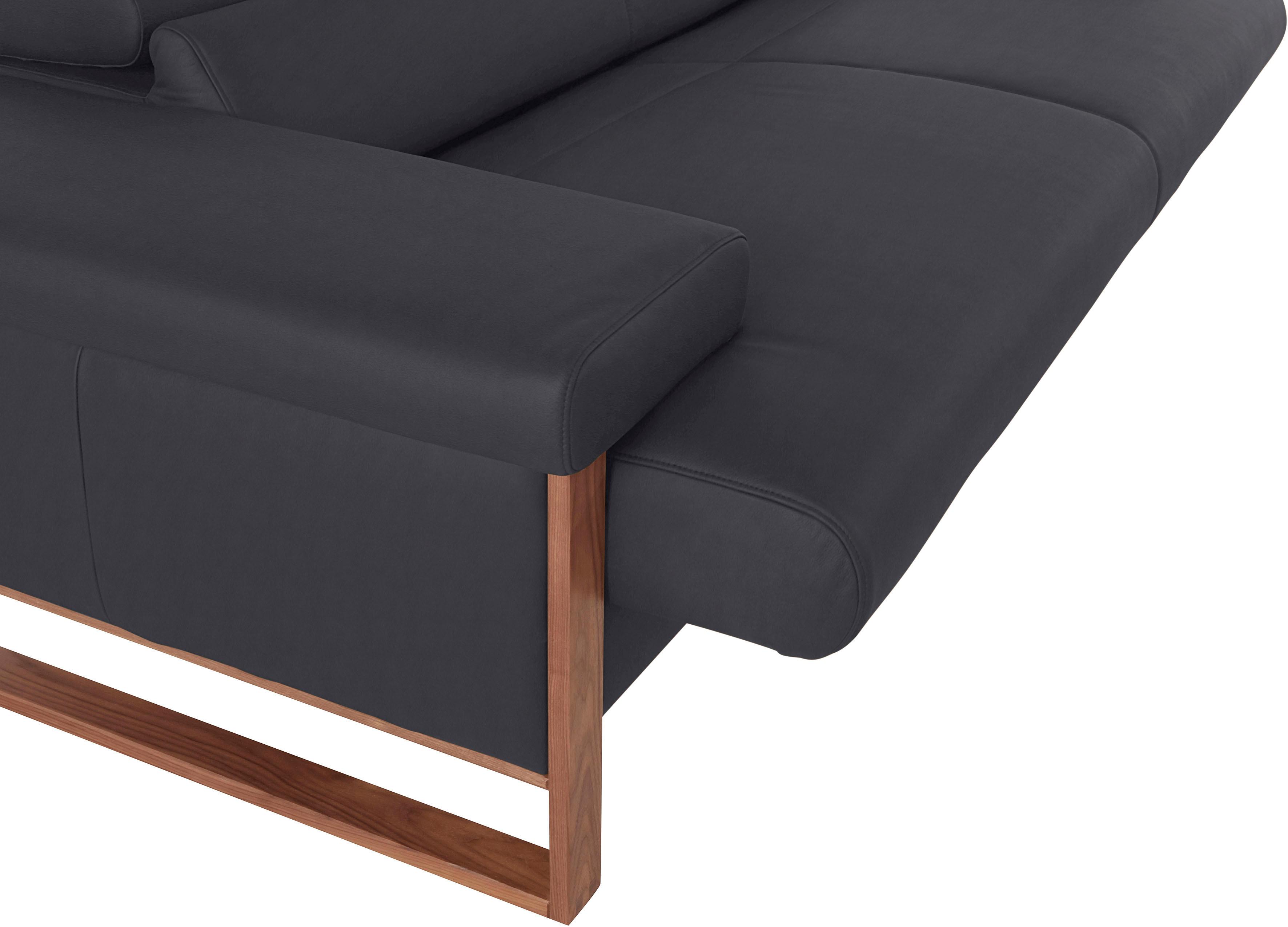 Thumbnail - W.SCHILLIG 2,5-Sitzer "finn", German Design Award 2016, Fußgestell Nussbaum natur, Breite 230 cm