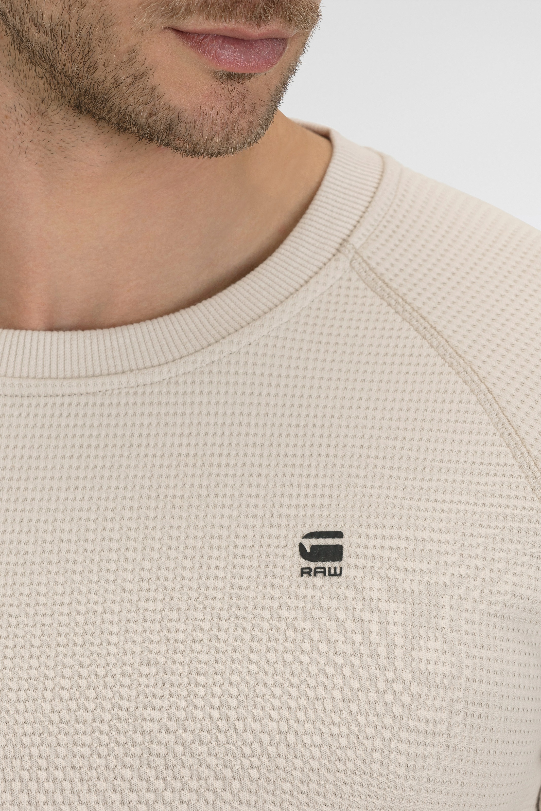 G-STAR Sweater »Jirgi«, mit Label-Detail auf der Brust