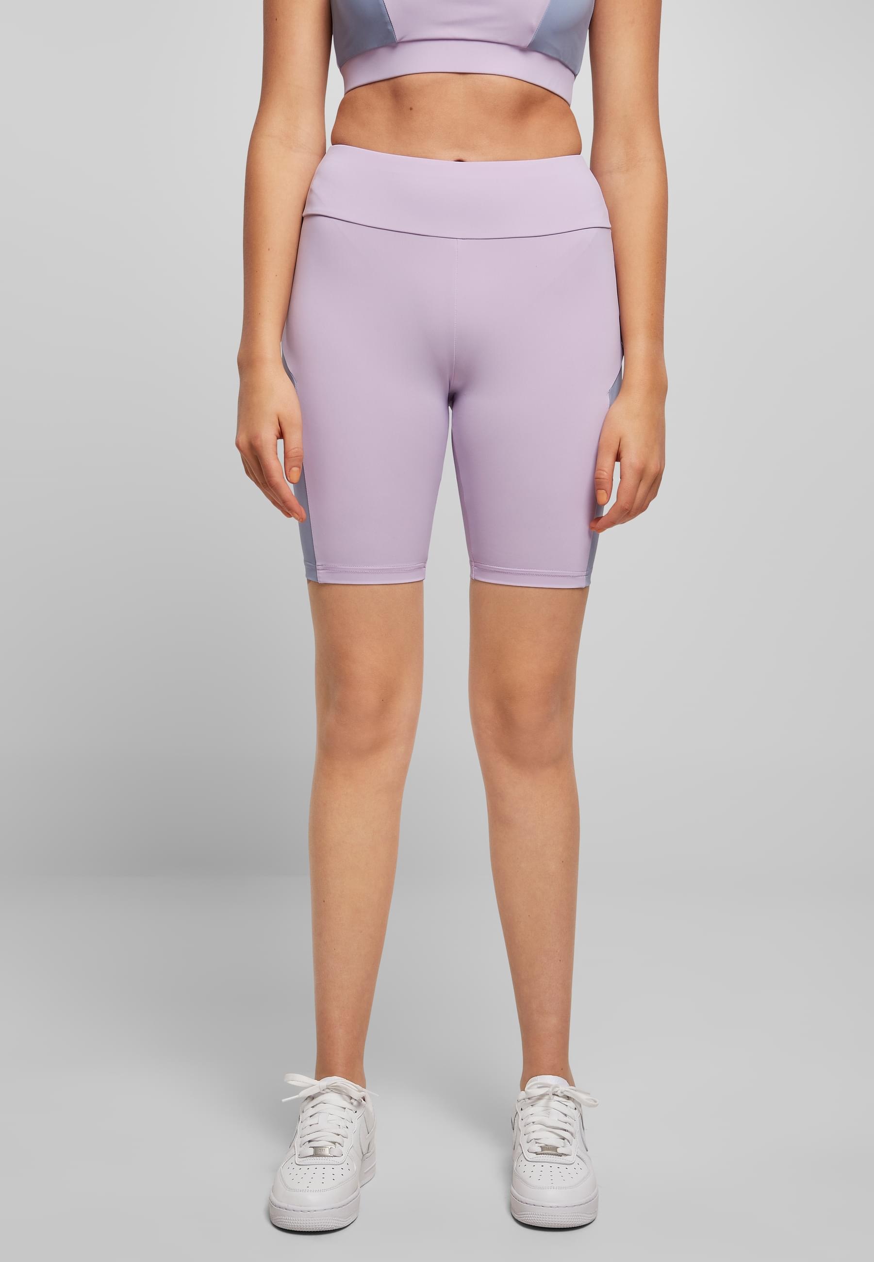 URBAN CLASSICS Radlerhose »Urban Classics Damen Ladies Color Block Cycle Shorts«, (1 tlg.)