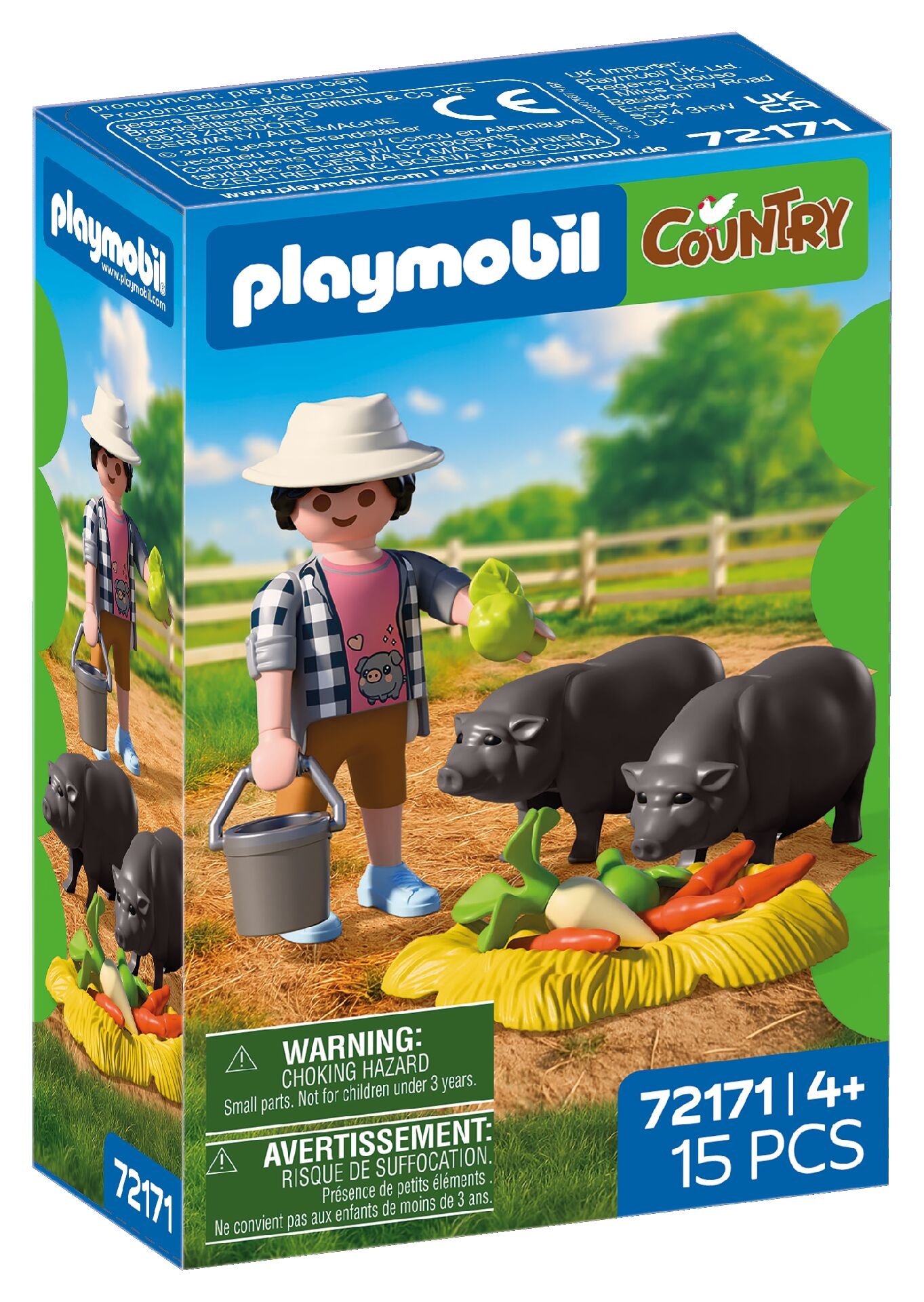 Playmobil® Konstruktions-Spielset »Landwirt mit Hängebauchschwein (72171), Country«